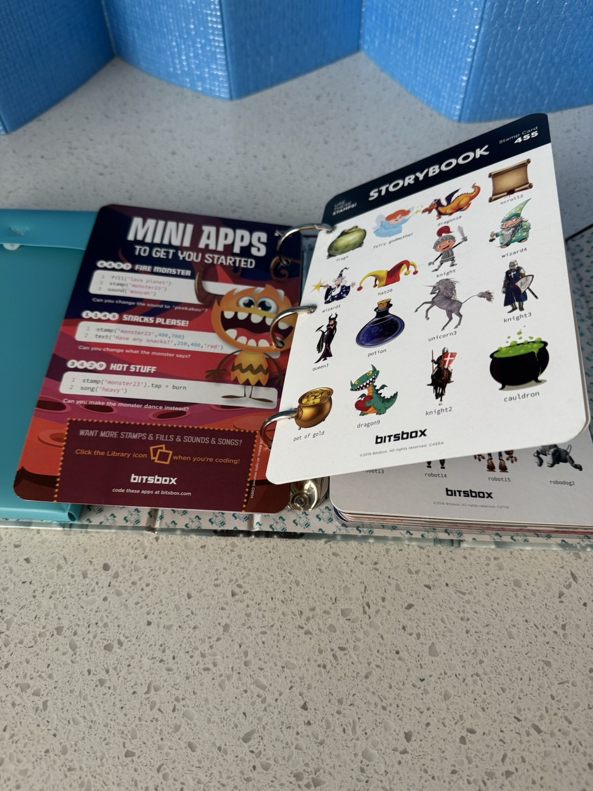 Bitsbox Apper Keeper Folder Cards Coding Pages STEM