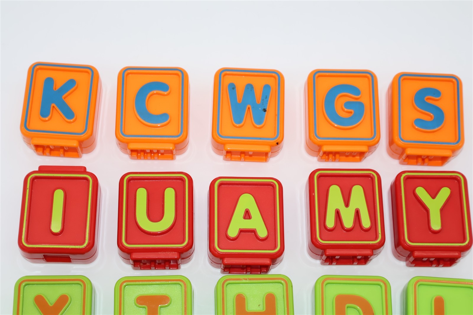 Vtech Sit To Stand Alphabet Train set of 19 Replacement Letter Blocks