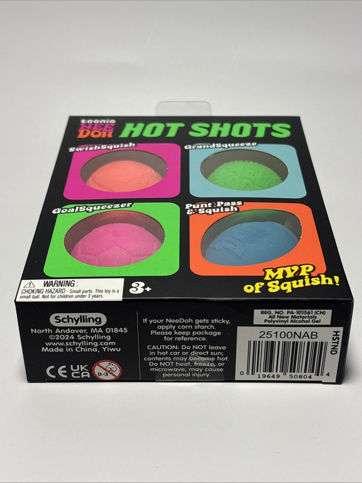 Needoh Hot Shots Teenie Multipack Nee Doh Mini 4 pack TIKTOK – AUTHENTIC New Box
