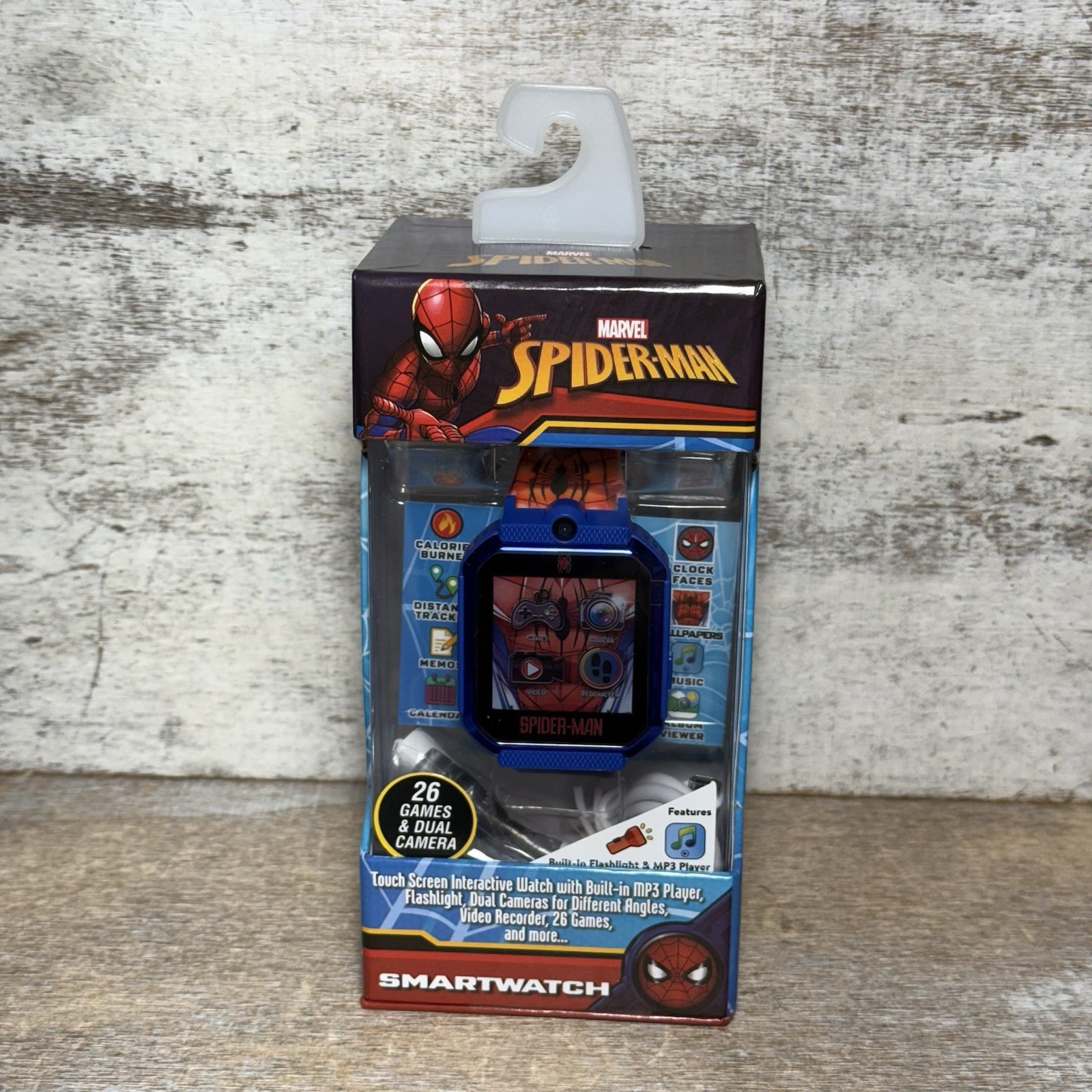 Marvel Spider-Man Smartwatch Touch Screen Interactive, 26 Games, Camera + MORE