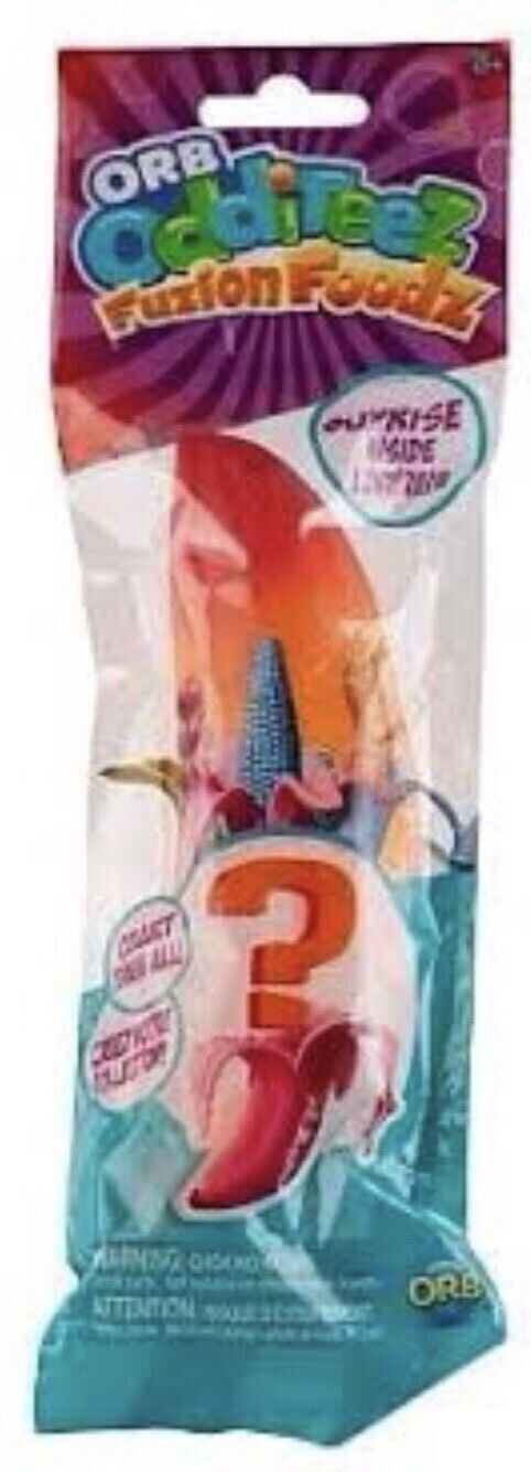 1x ORB Odditeez Fuzion Foodz Collect Them All Random Mix. color New US Seller