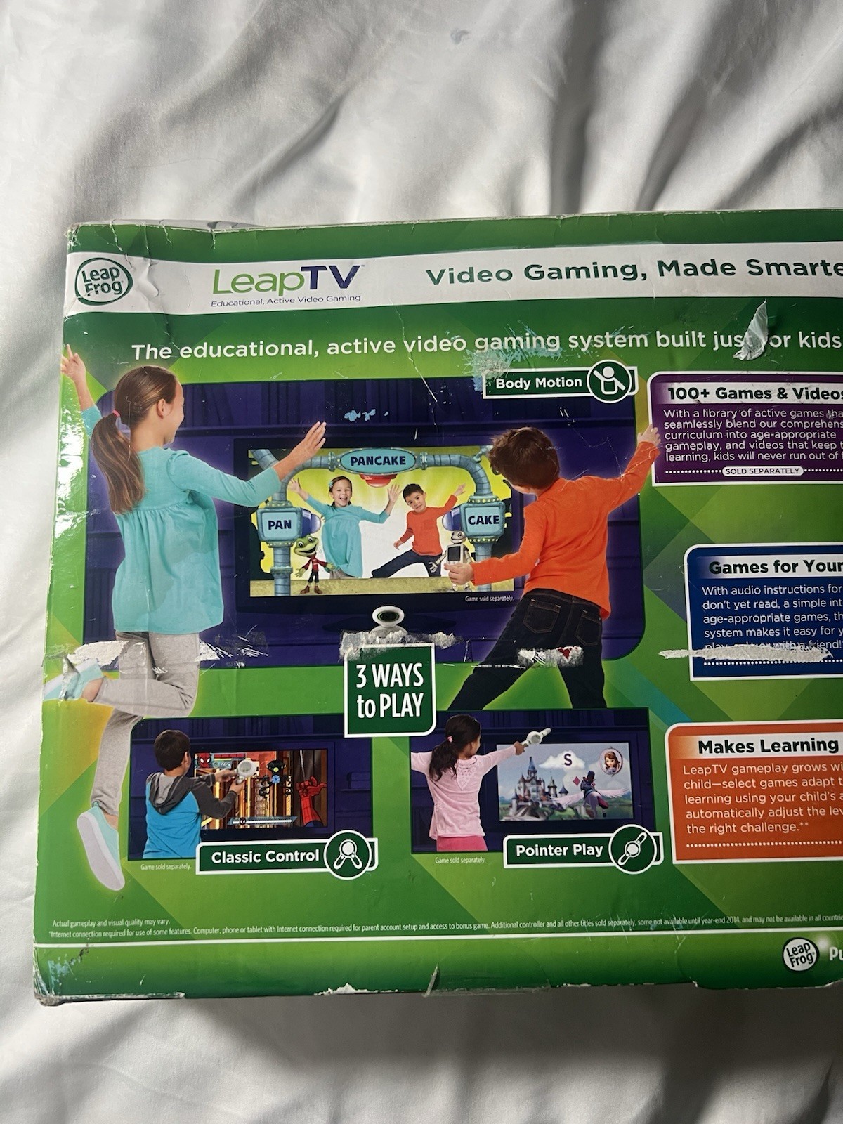 Leap Frog LeapTV Educational Active Video Gaming System NEW