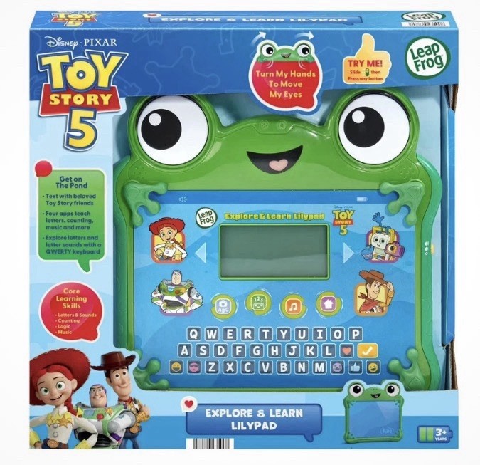 LeapFrog Disney Pixar Toy Story 5 Explore & Learn Lilypad Learning Tablet New