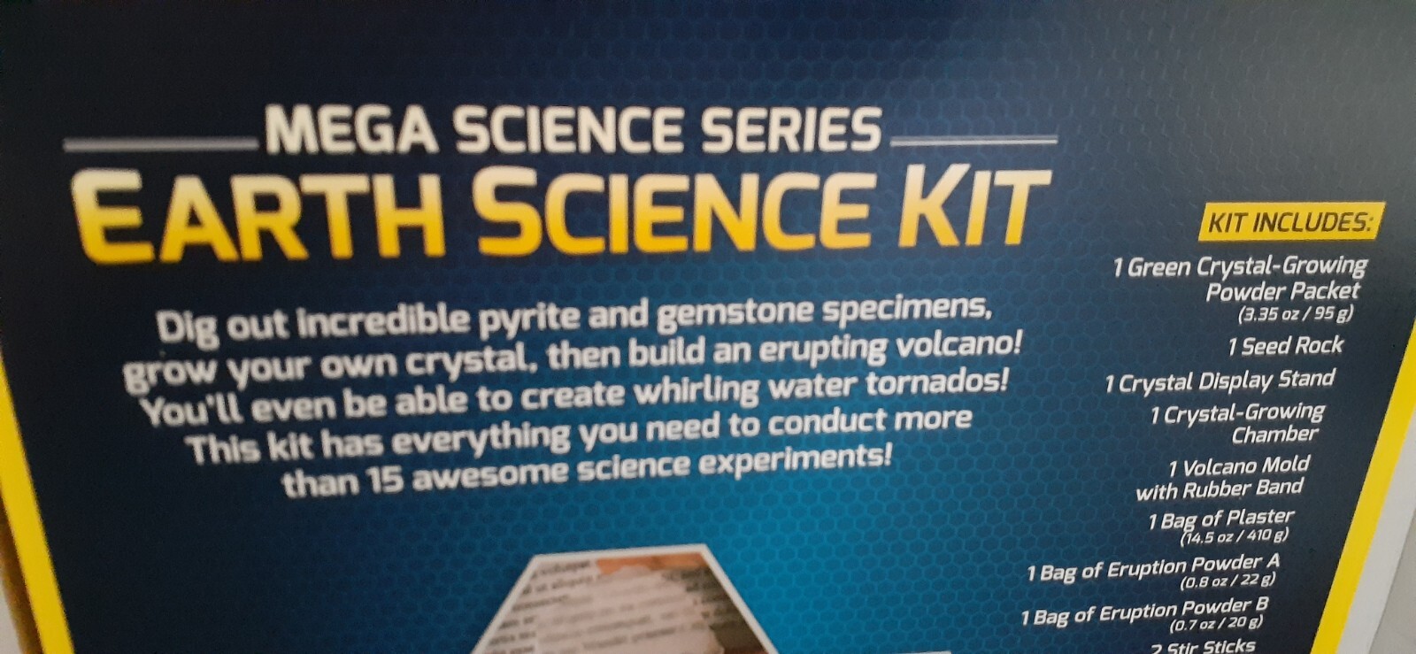 National Geographic Mega Science Series Earth Science Kit 15+ STEM Activities