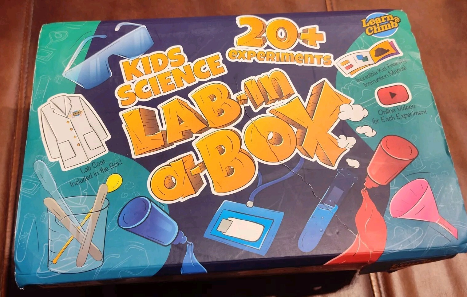 Science Kit for Kids Ages 3, 4, 5, 6, 7 – over 20 Science Experiments – Lab Coat