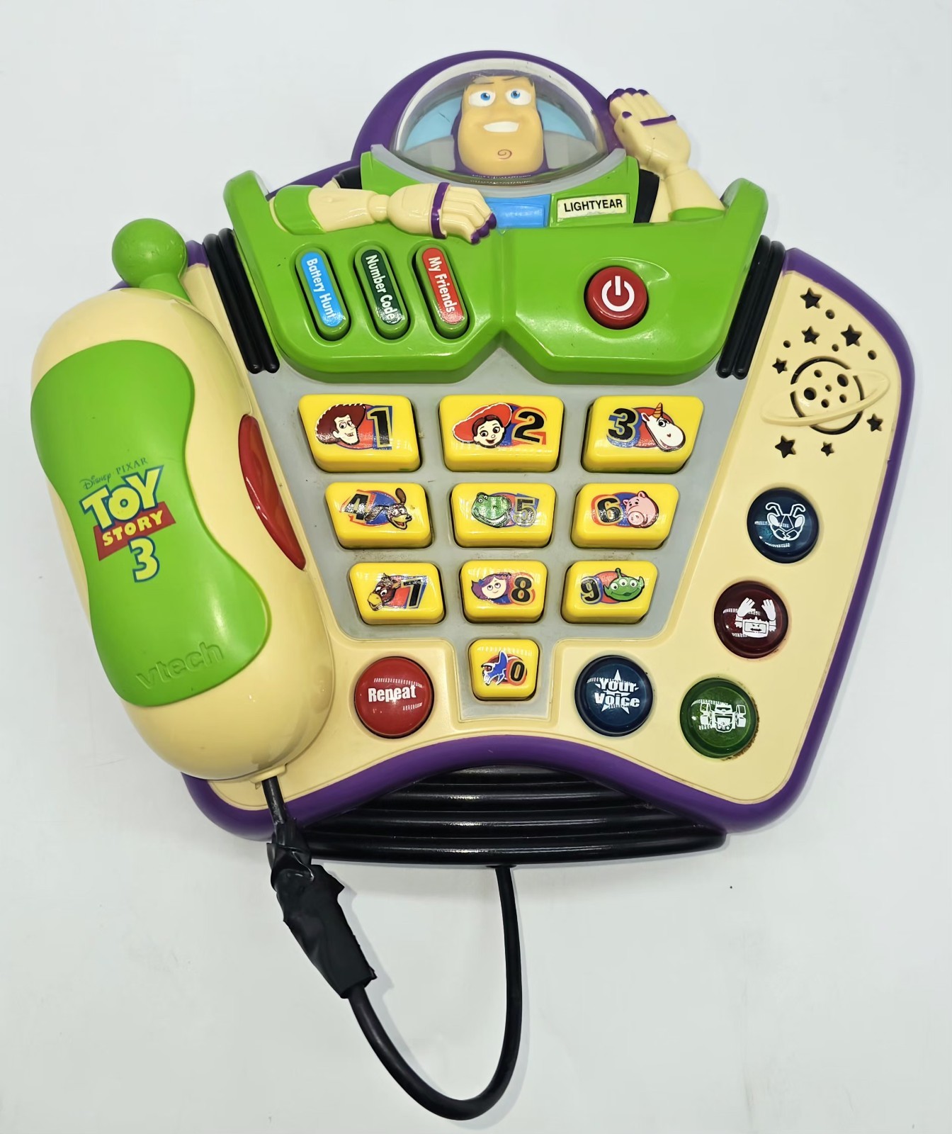 Vtech Toy Story 3 Buzz Lightyear Talk & Teach Phone – AS IS – READ DESCRIPTION