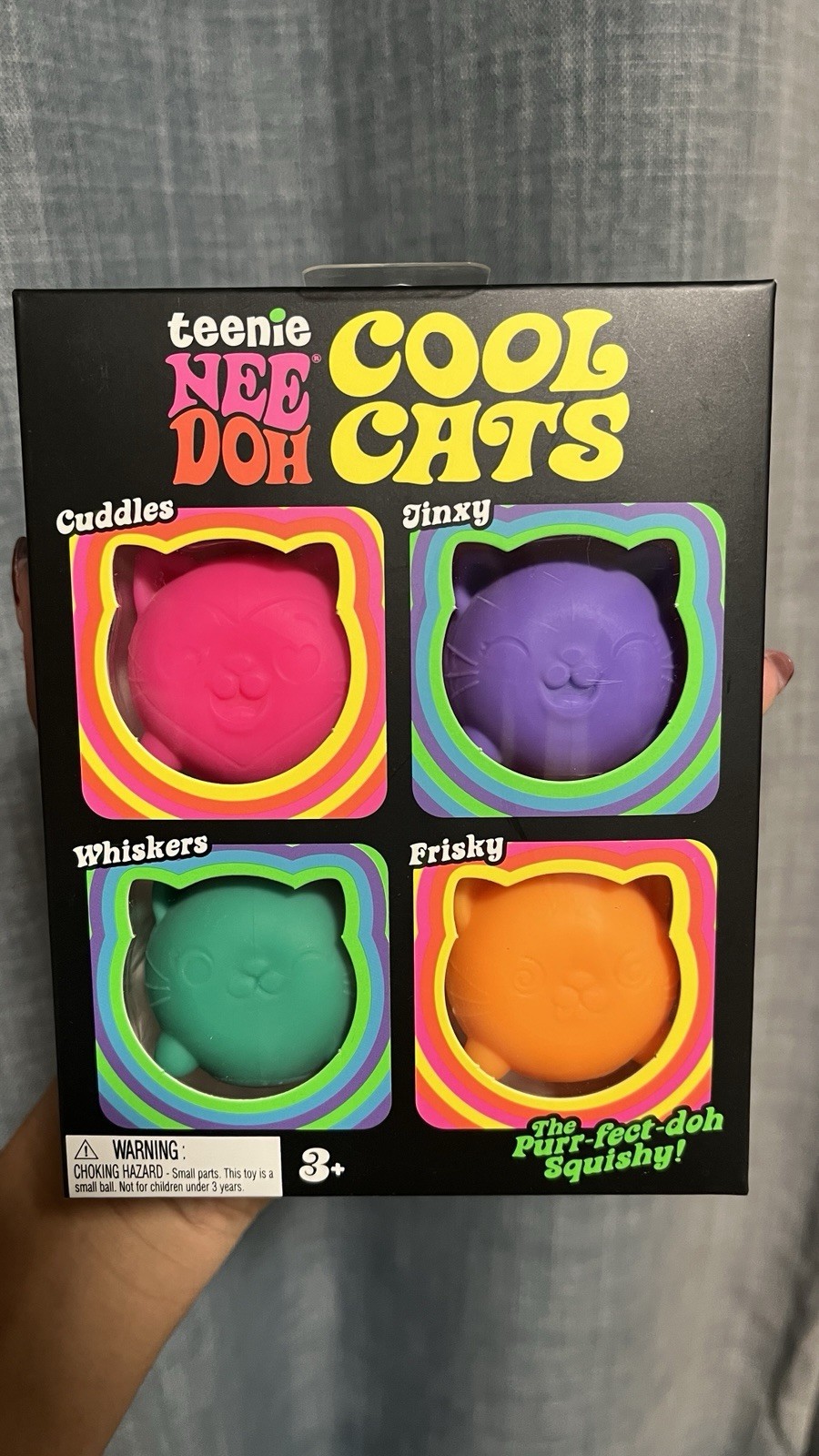 Needohs Cool Cats/ Four Cats / Four Packs/ Squishy Fidget Toys