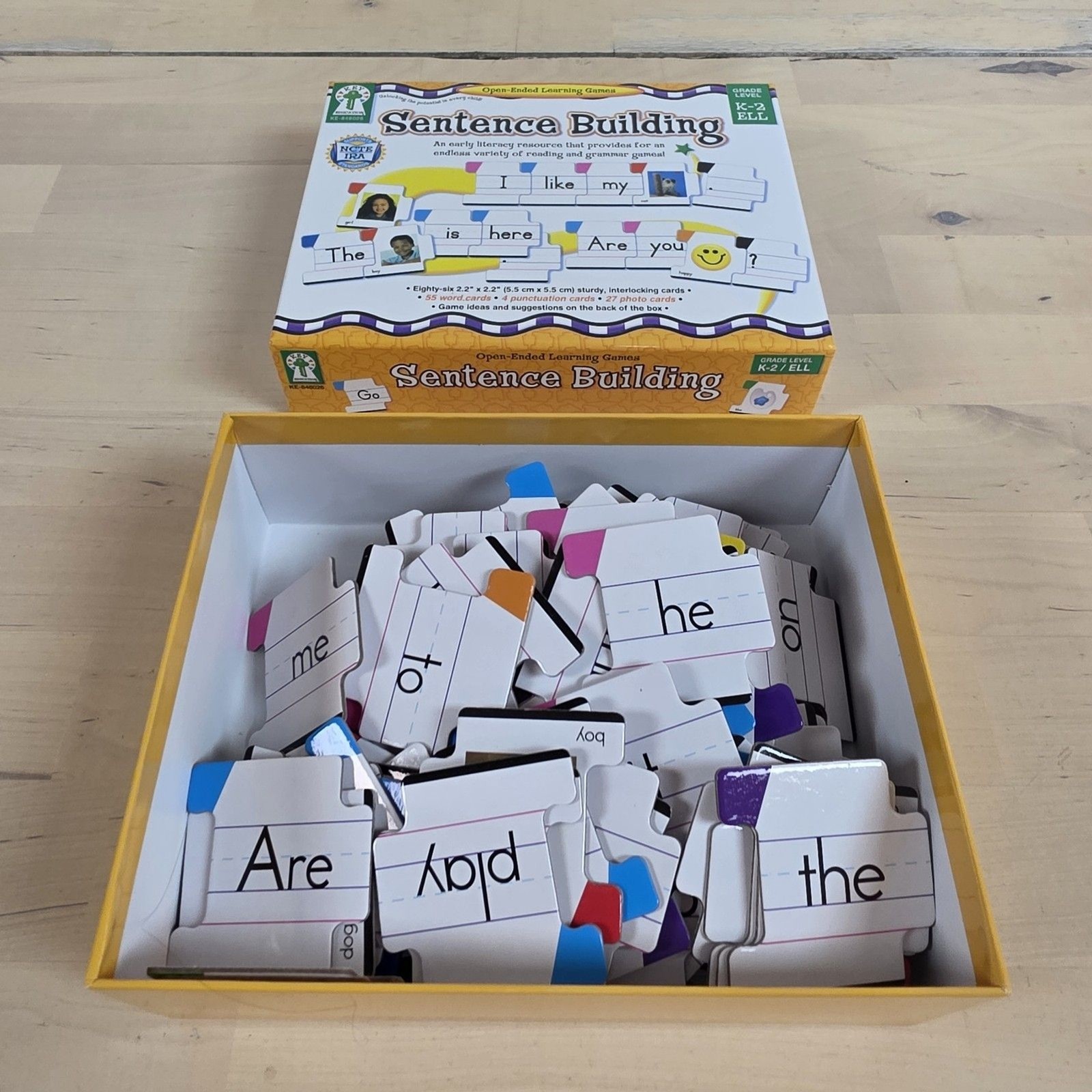 Sentence Building Key Education Grade Level K-2 ELL 86 Cards Stimulate Teachers