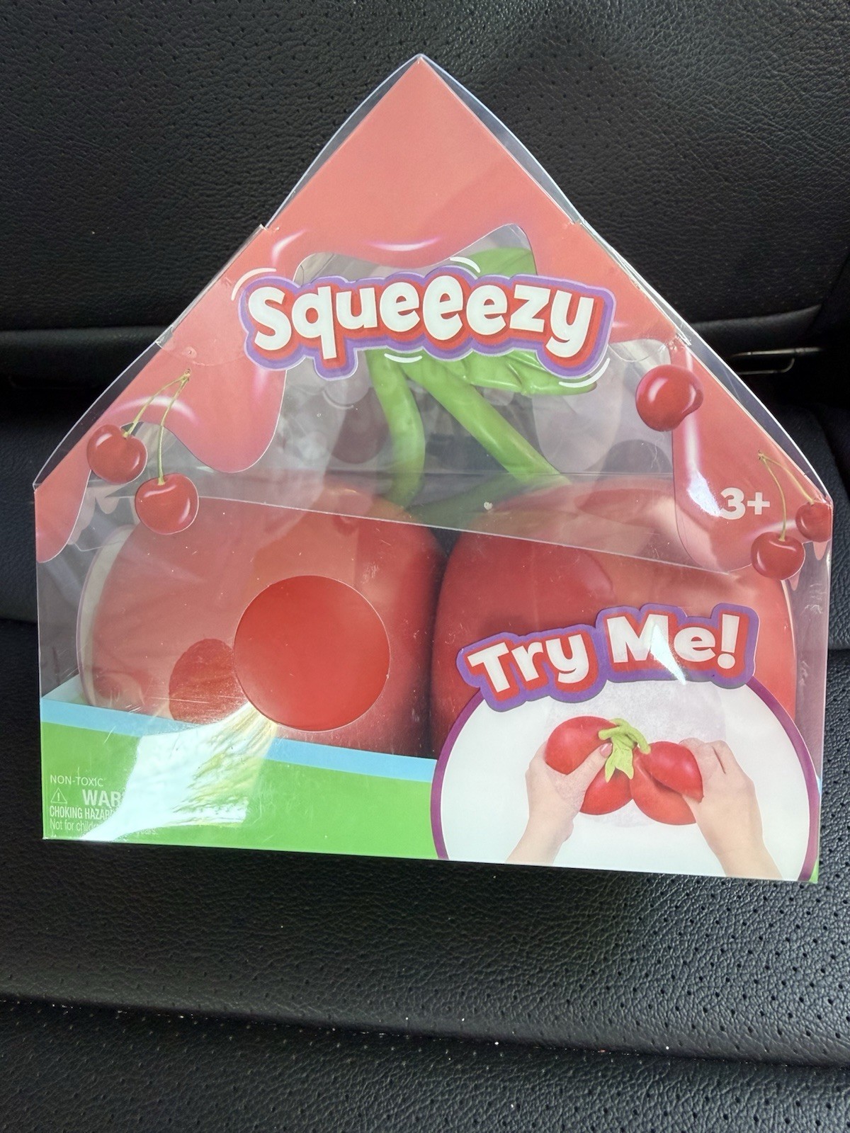 Squeeezy Squishy Sunny Days Toymendous Cherries JUMBO Squeeze Toy Rare Viral