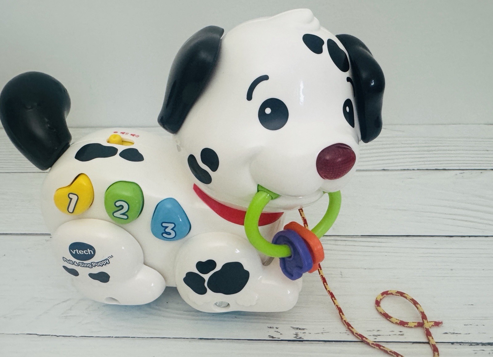 VTech INTERACTIVE PULL & SING PUPPY TOY FOR EARLY LEARNING AND FUN