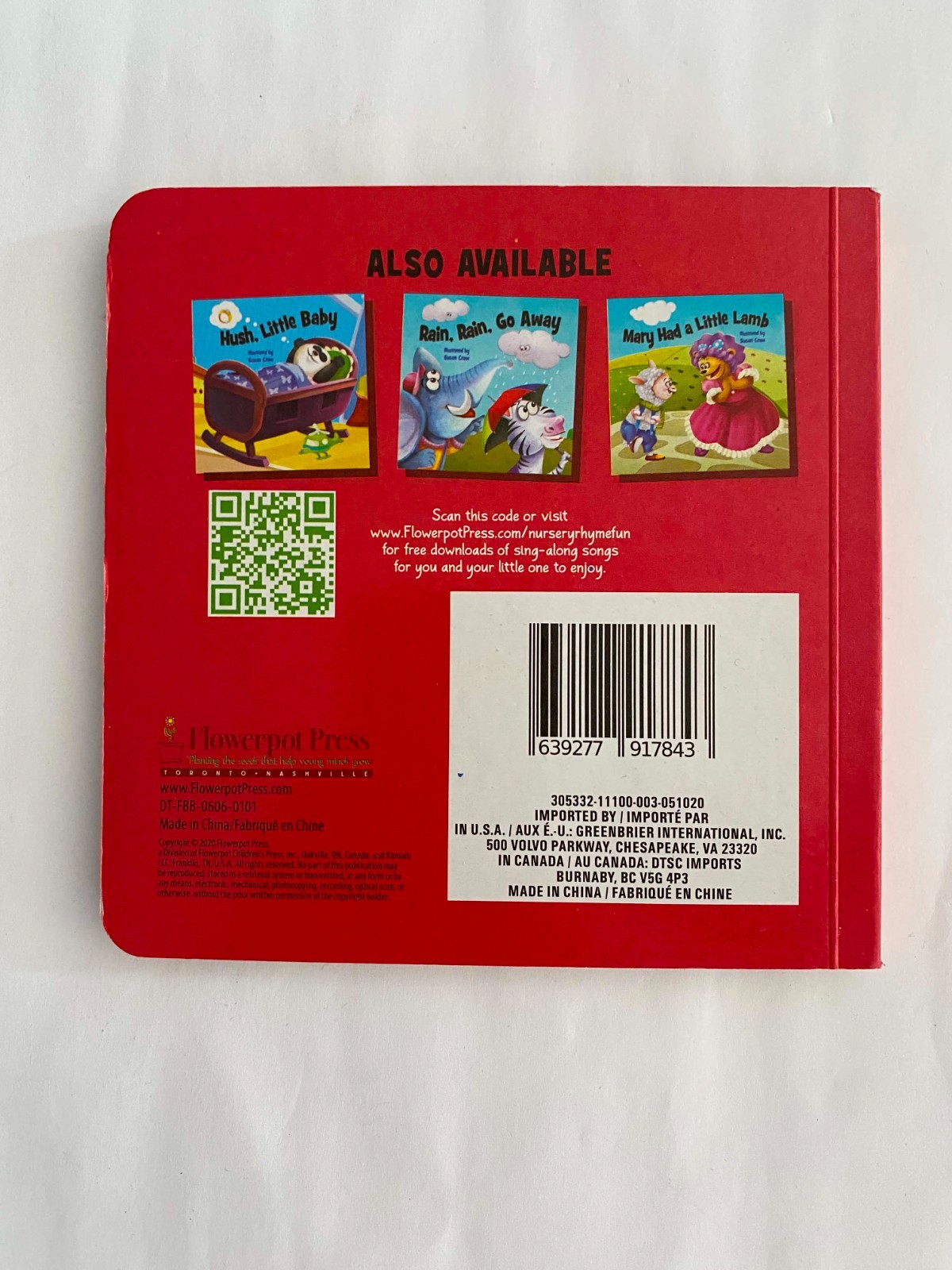 NURSERY RHYMES Baby Toddler Illustrated Story BOARD BOOKS Cock-A-Bye Baby – GOOD