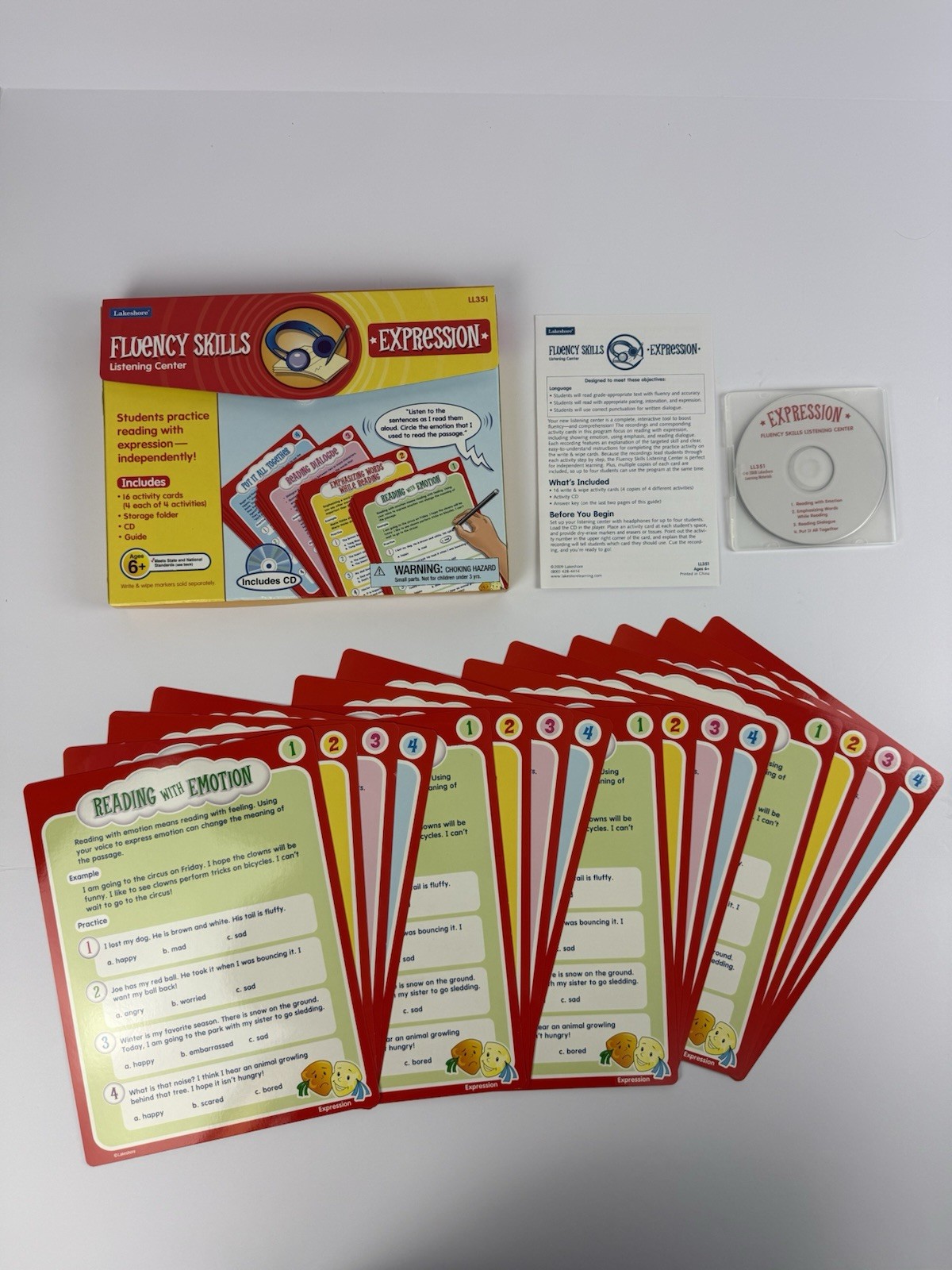 Lakeshore Learning Center Fluency Skills Expression Age 6+ LL351 Home School