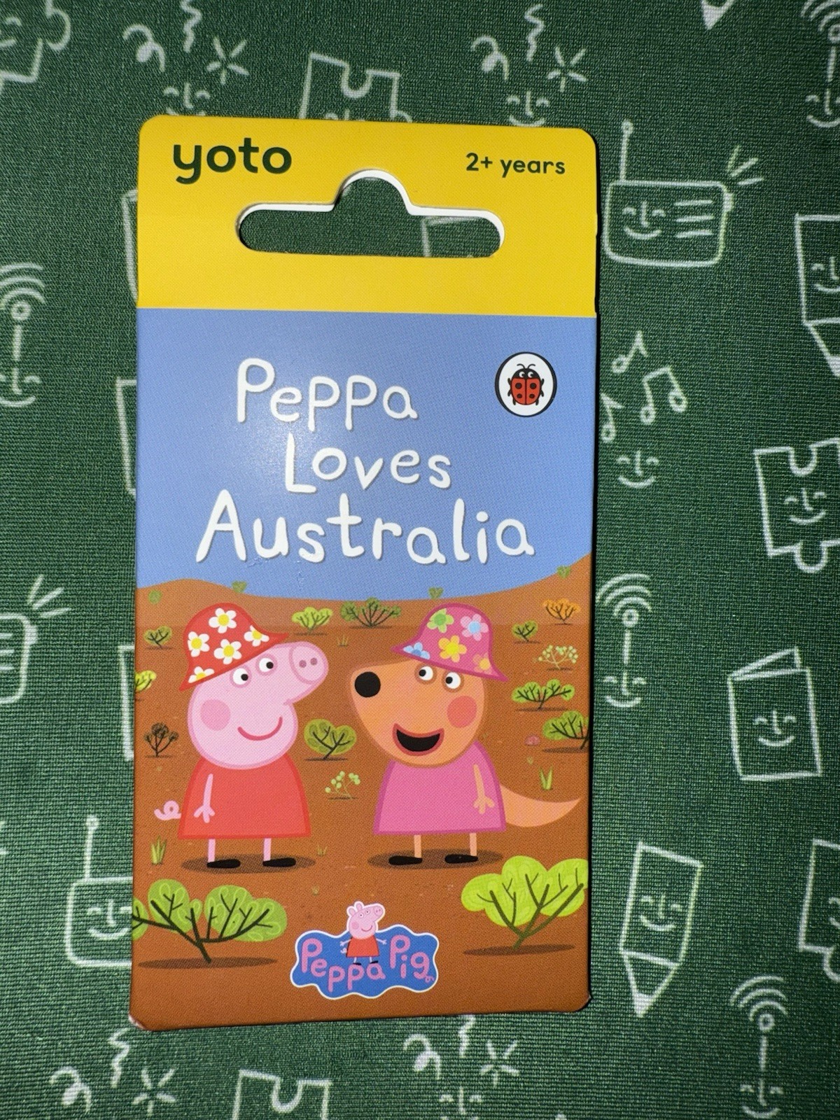 Yoto Card, Peppa Pig. Peppa Loves Australia. Brand New.