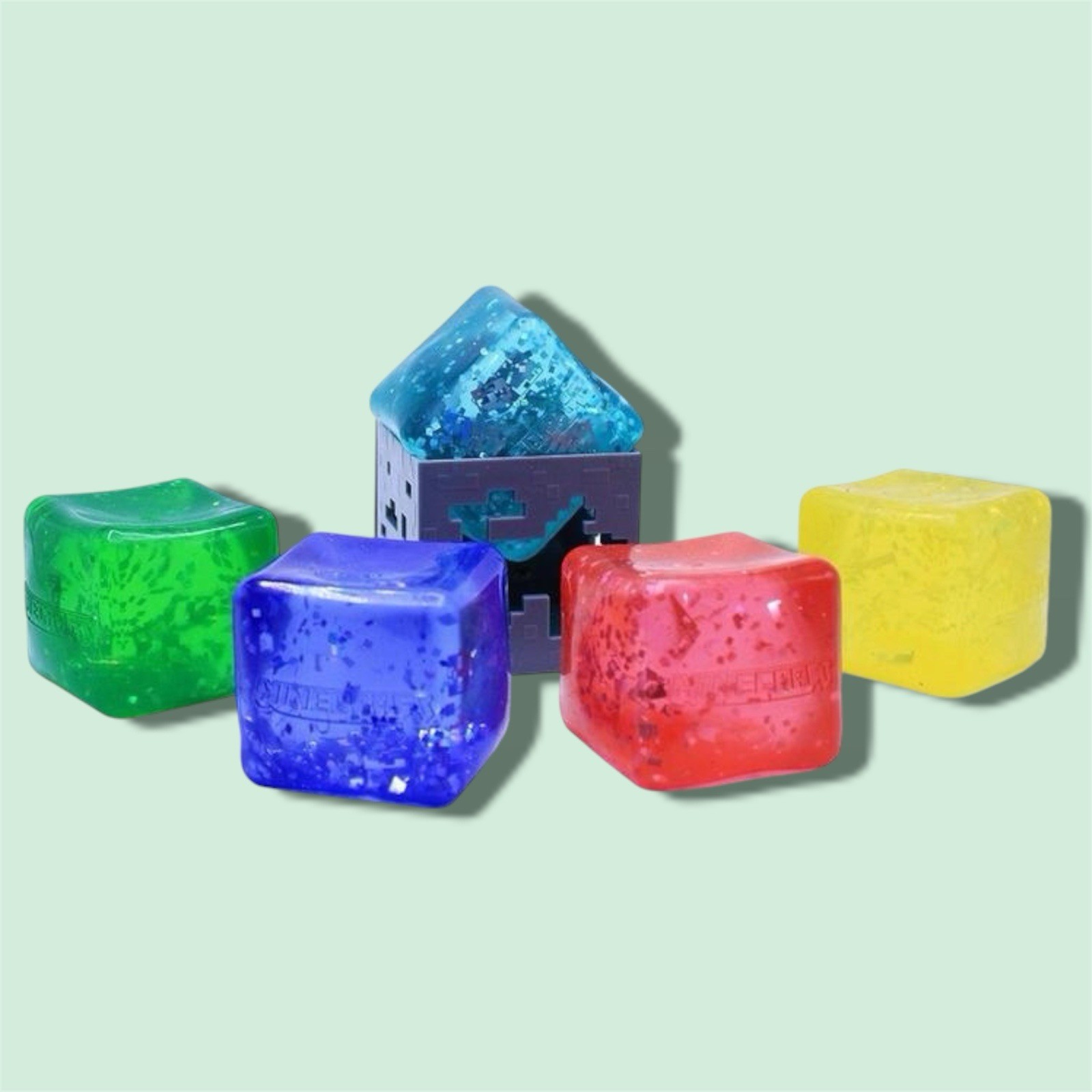Needoh Minecraft Jelly Cubes Nice Cube Full Case Of 12