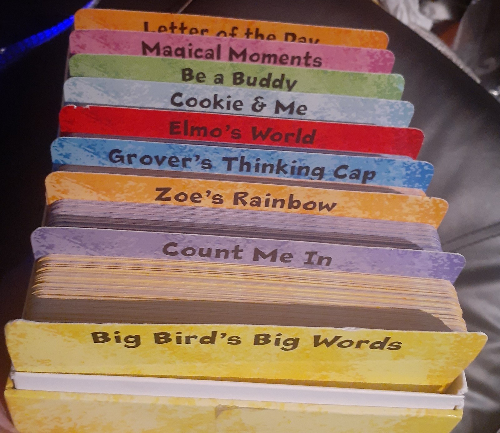 Sesame Street Elmo’s Learning Adventure Flash Cards Educational 2010 Homeschool