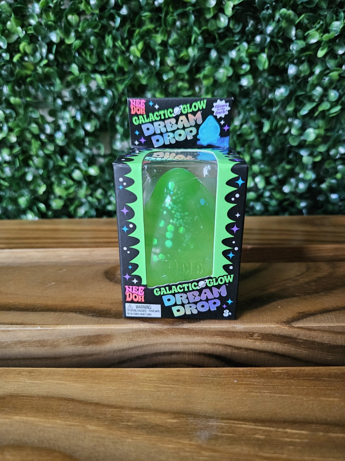 GREEN Needoh Nee Doh Galactic Glow Dream Drop EXTREMELY RARE AUTHENTIC IN HAND