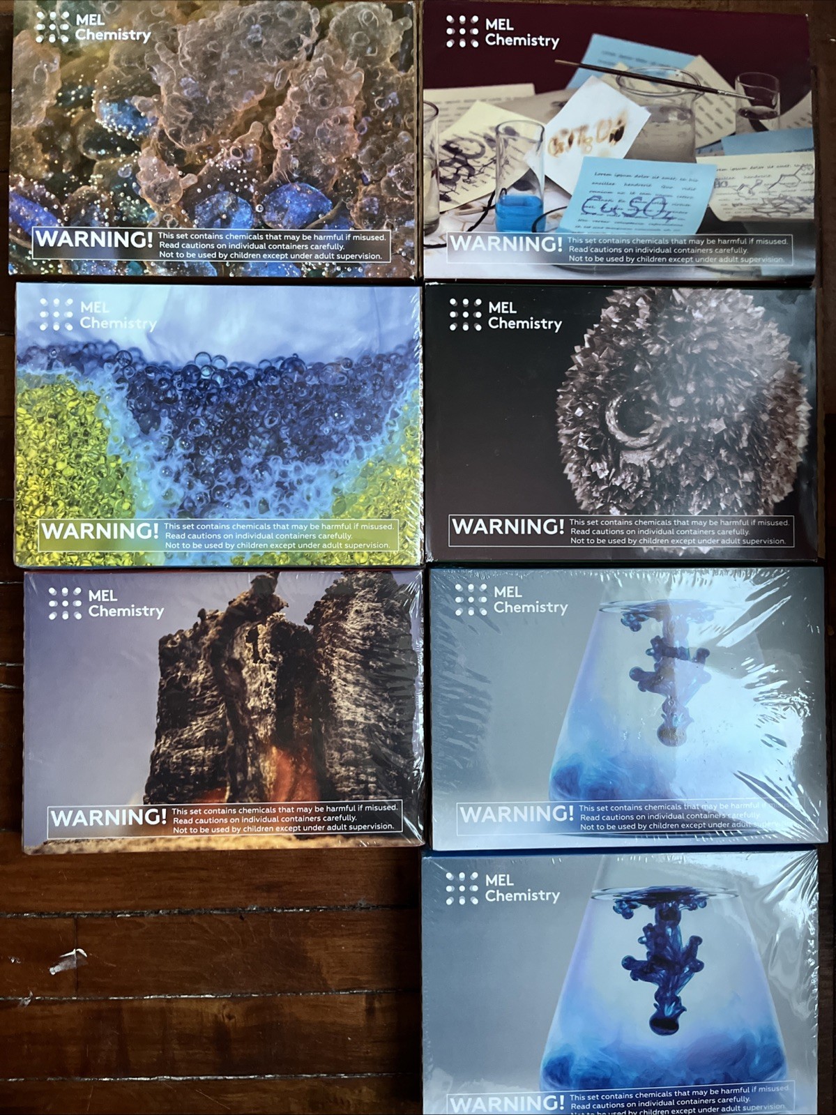 MEL Chemistry Homeschool Science Kit Lot Starter & 7 Experiments, 4 Sealed