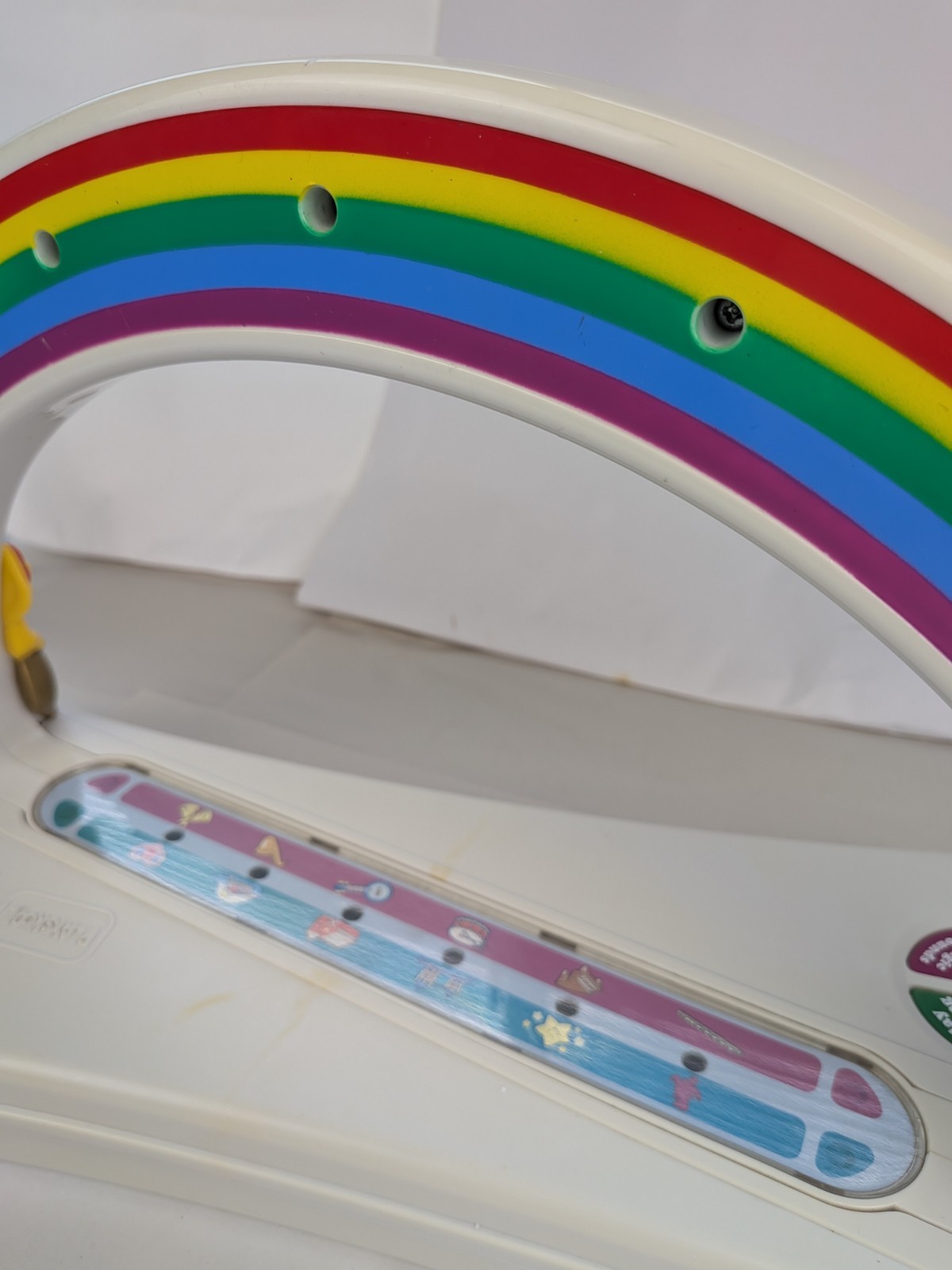 Rare Vintage Playskool Barney Rainbow Arch Musical Toy Sounds Play Dinosaur READ