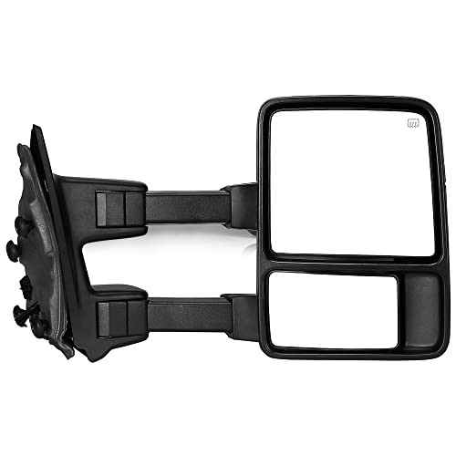 Towing Mirror Compatible with 2008-2016 Amber For 08-16 F250/F350/F450/F550 RH
