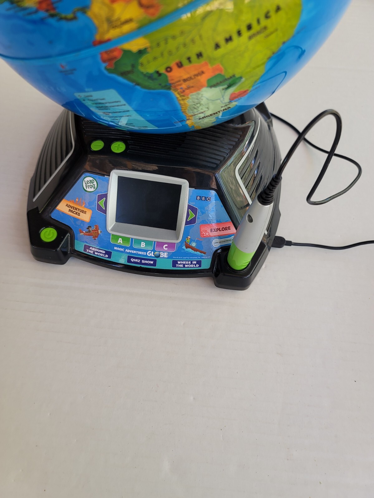 LeapFrog Magic Adventures Globe with Stylus, LCD Screen, Games & Videos