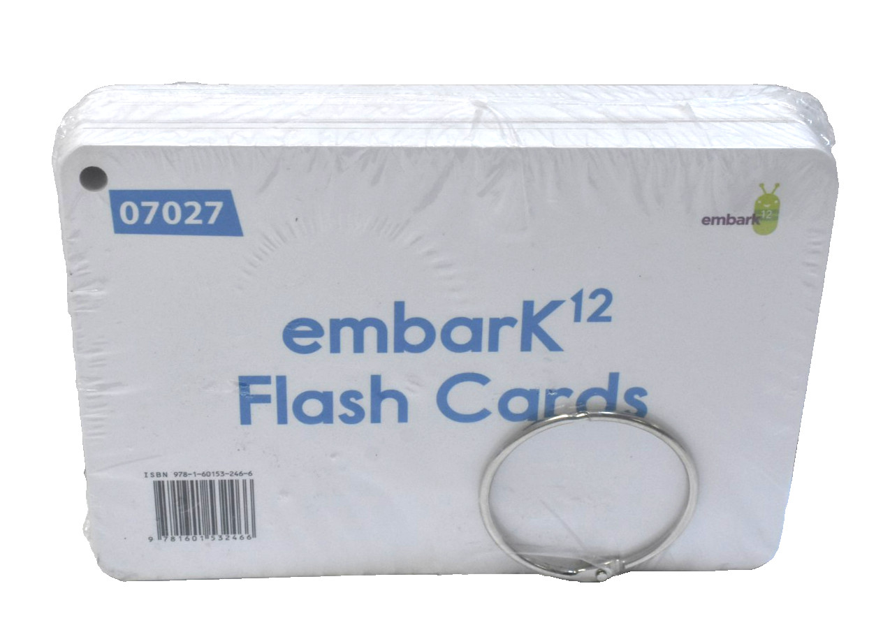 Embark 12 Flash Cards 07027 Replacement Youth Flash Cards Set 07027 New