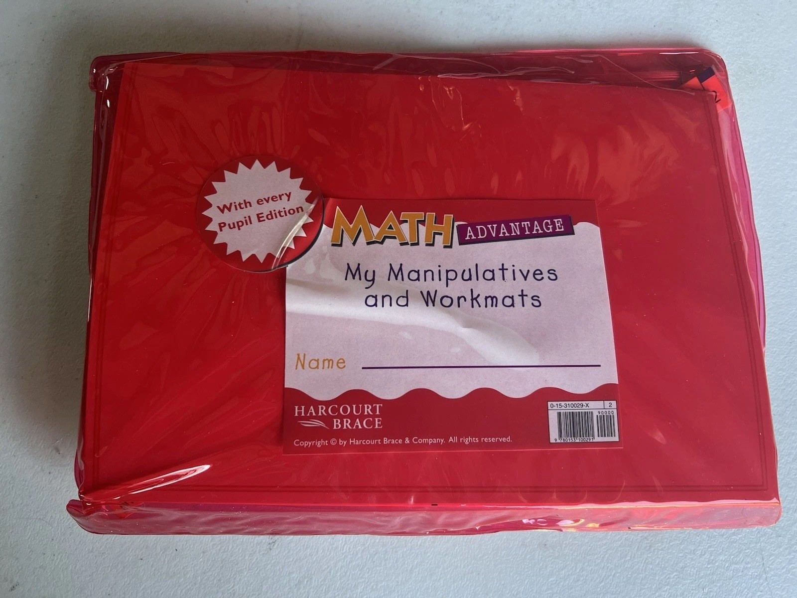 Harcourt Brace Math Manipulatives Elementary Kit