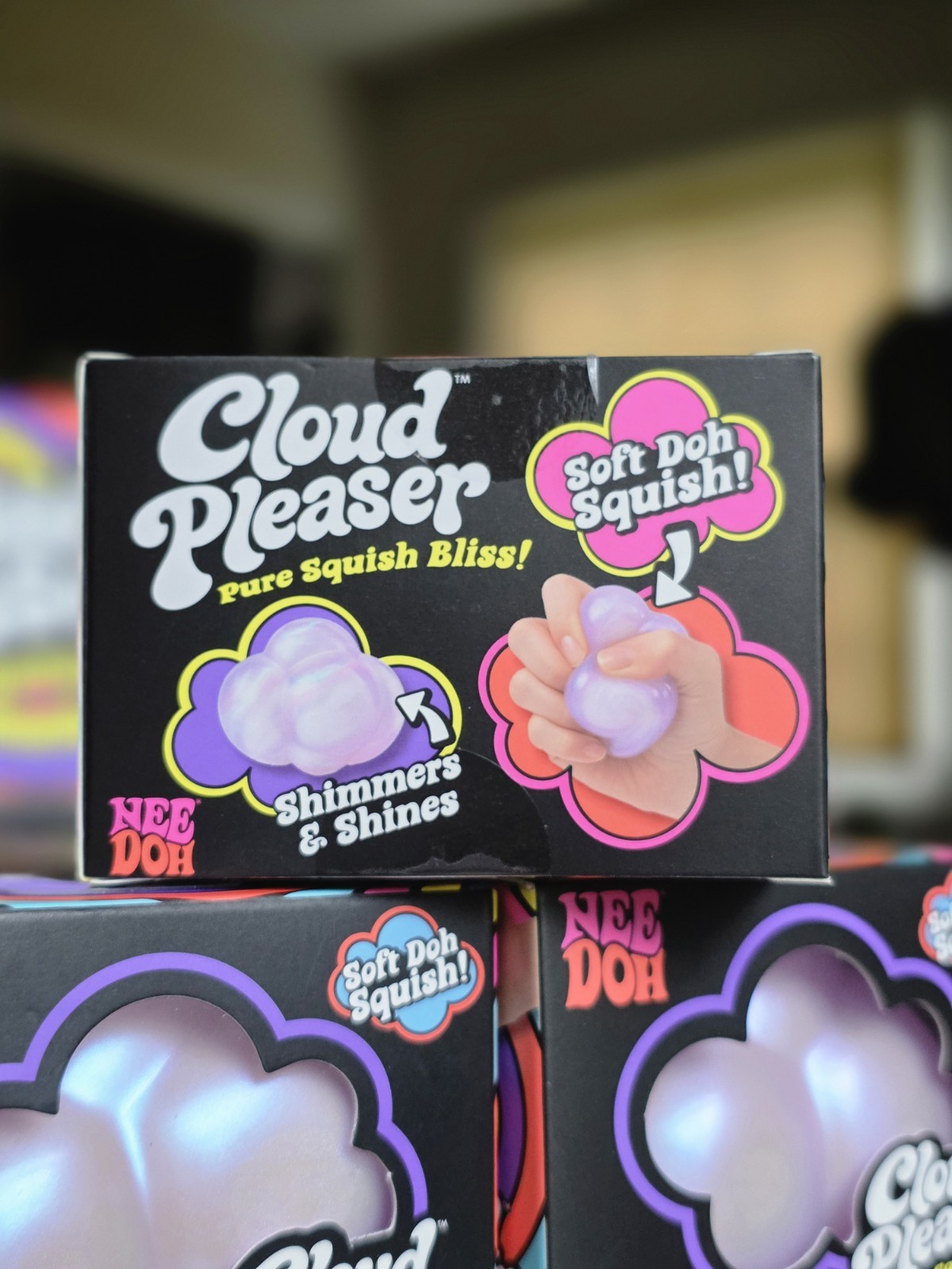 Lot of 12 Authentic NEW RELEASE Schylling Nee Doh Cloud Pleaser With Display