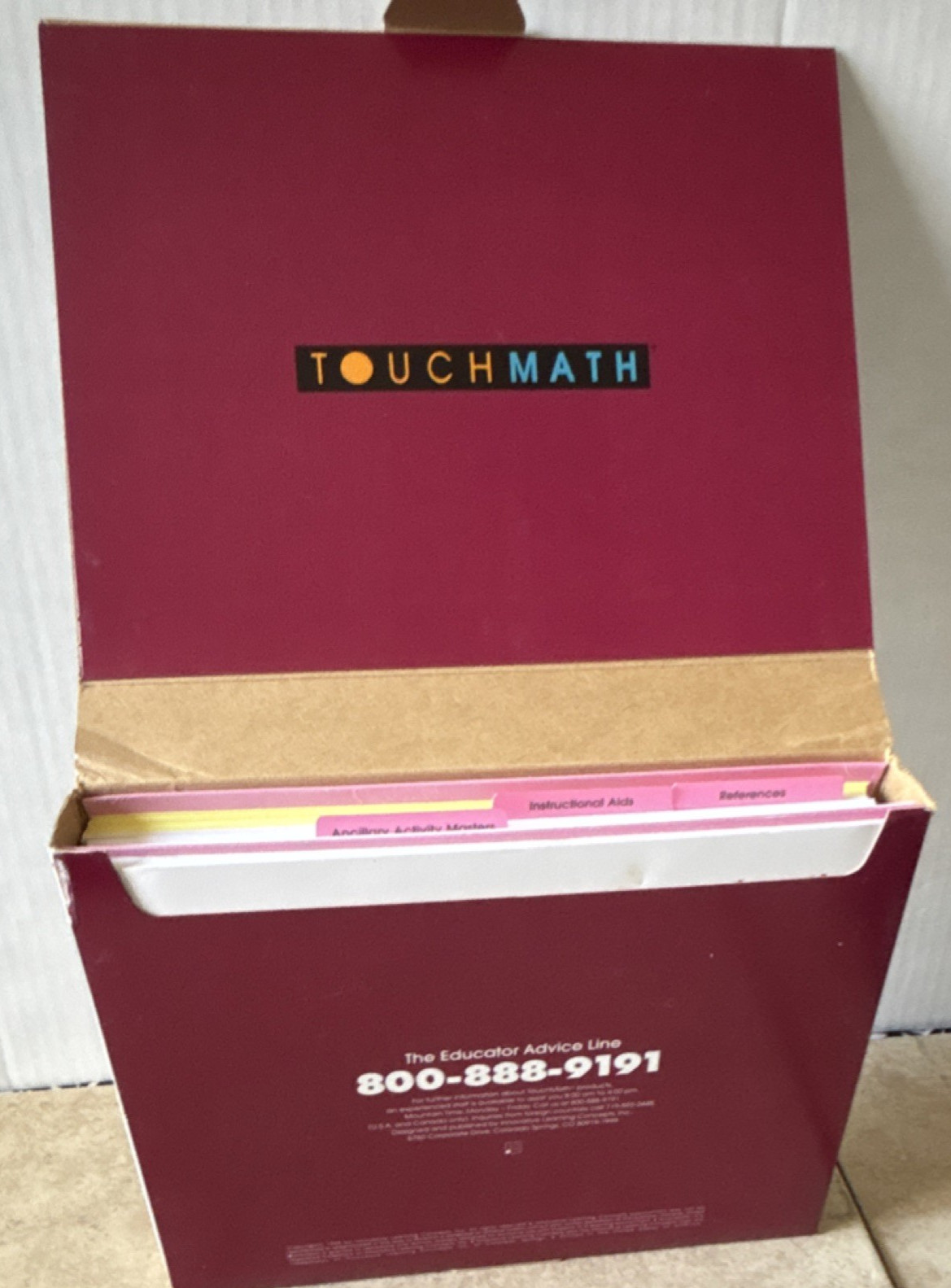 TouchMath Subtraction Kit First Grade TouchMath TM741 – Never used –