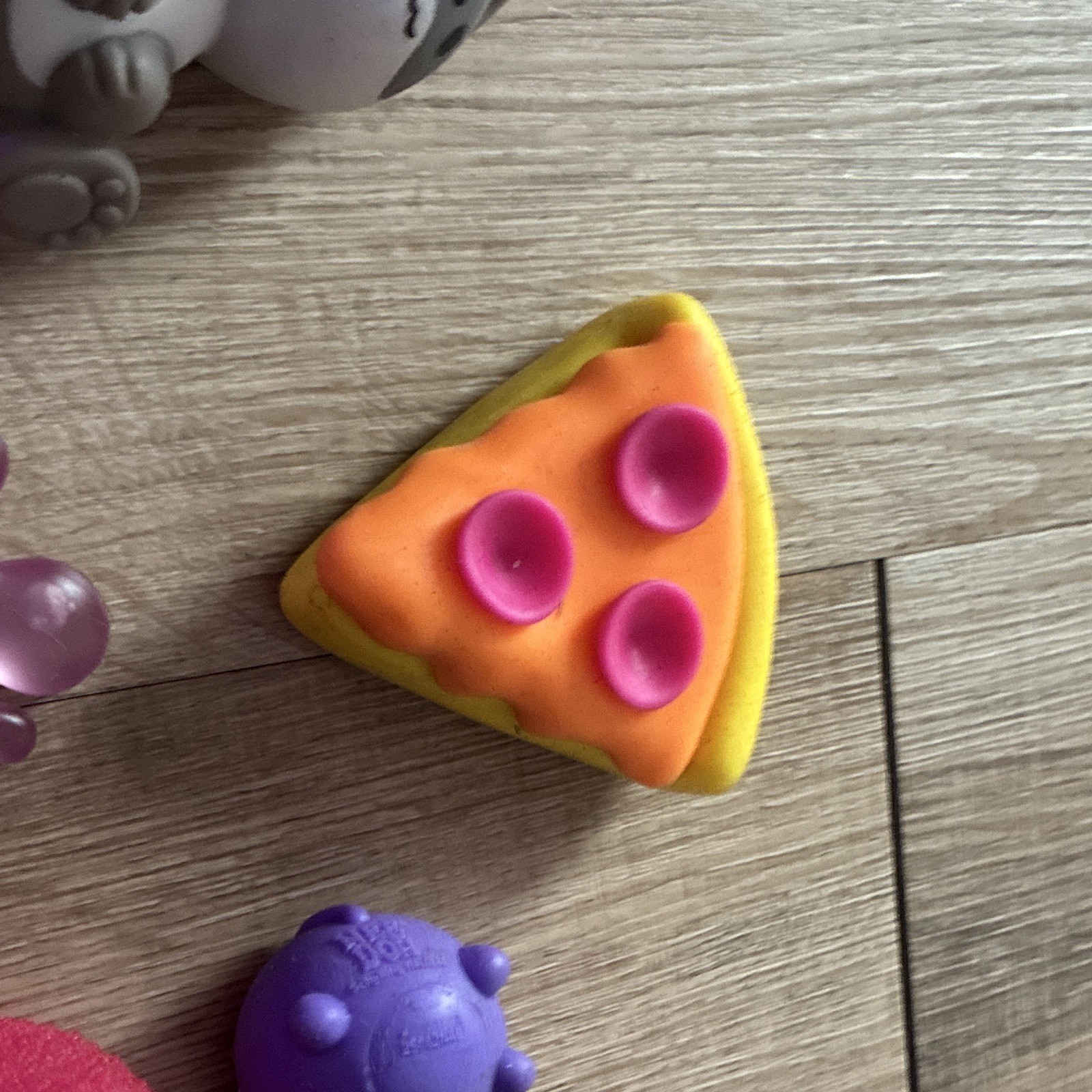 Doh Dohs Mini Tactile Sensory Squishy Toy Lot – Butter, Peanut & Pizza Slice