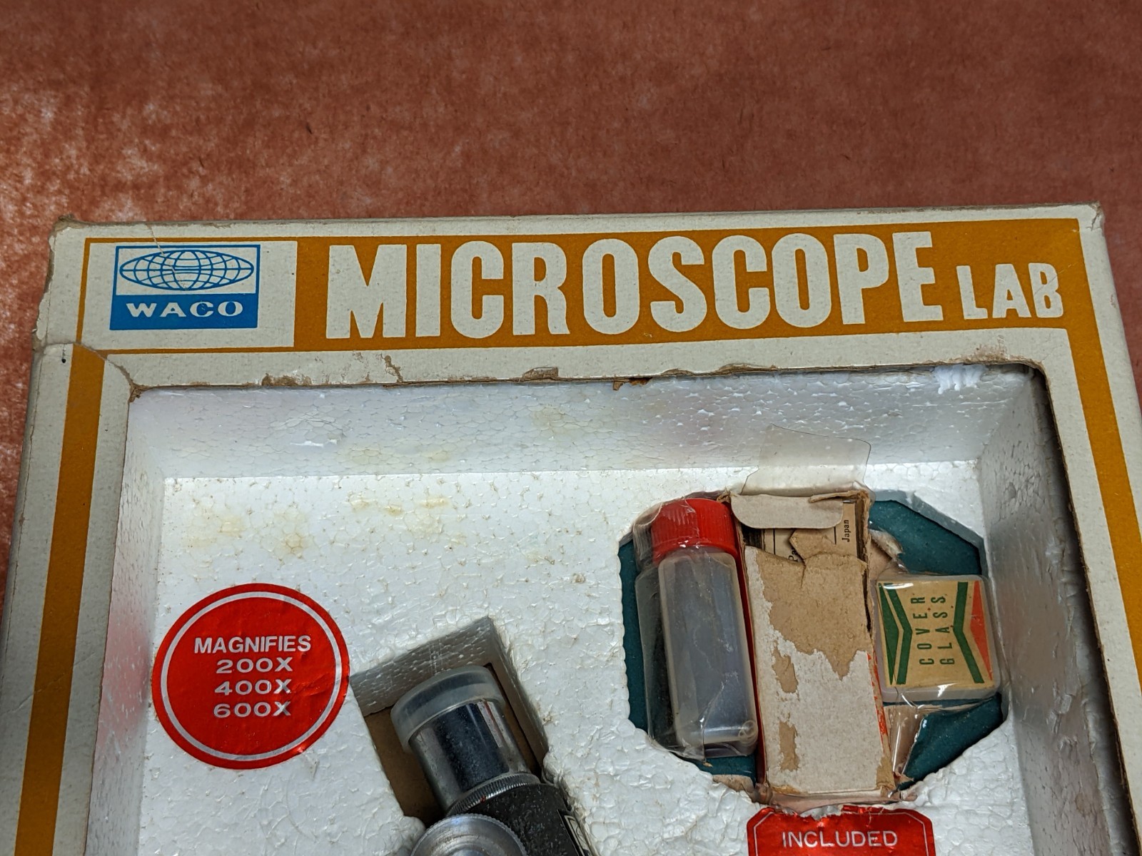 Vintage 1960s WACO Kid’s Microscope Lab Kit – Used Acceptable