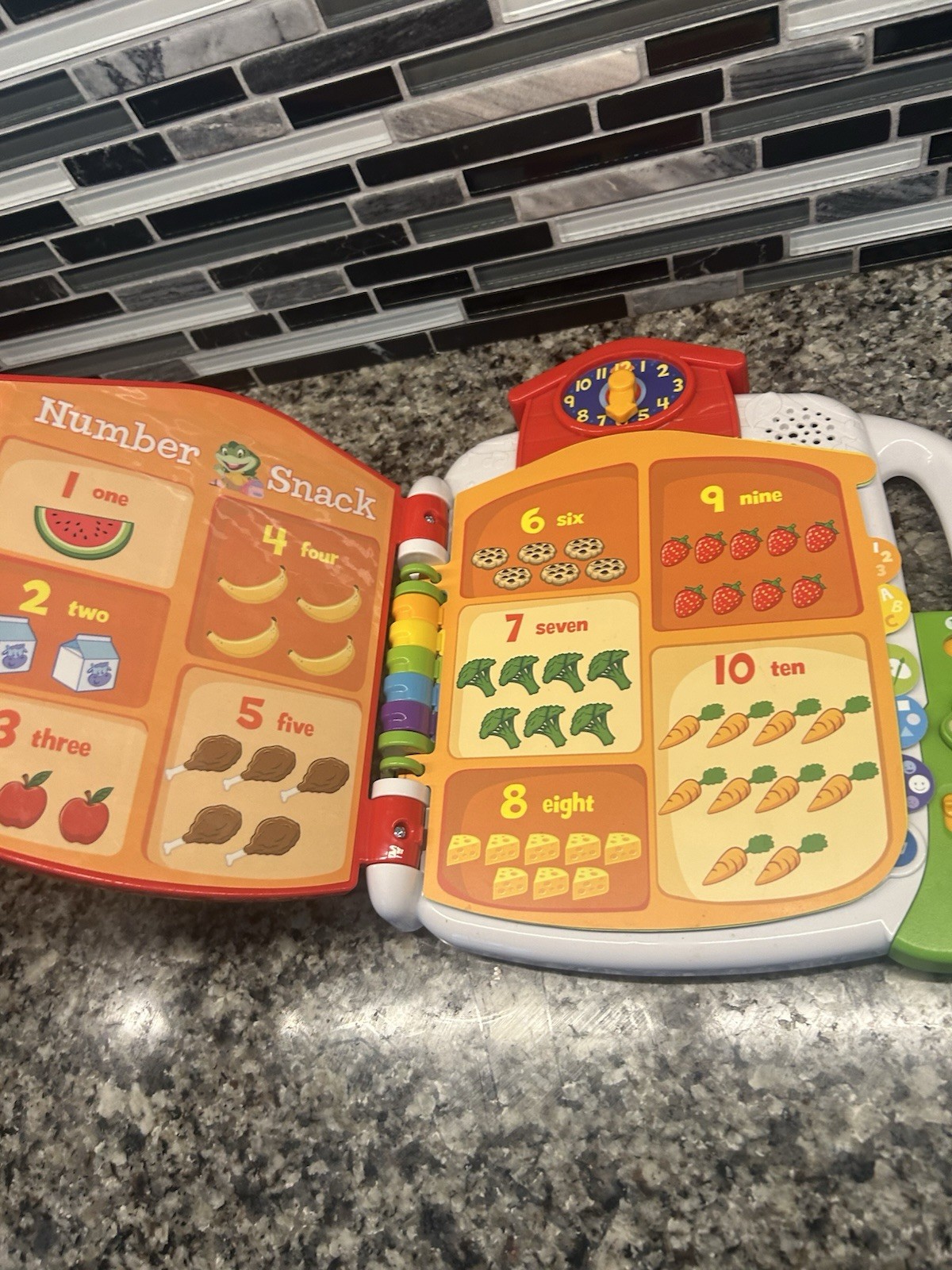 LeapFrog Tad Get Ready for School Book Reading Learning Interactive Tested/Works