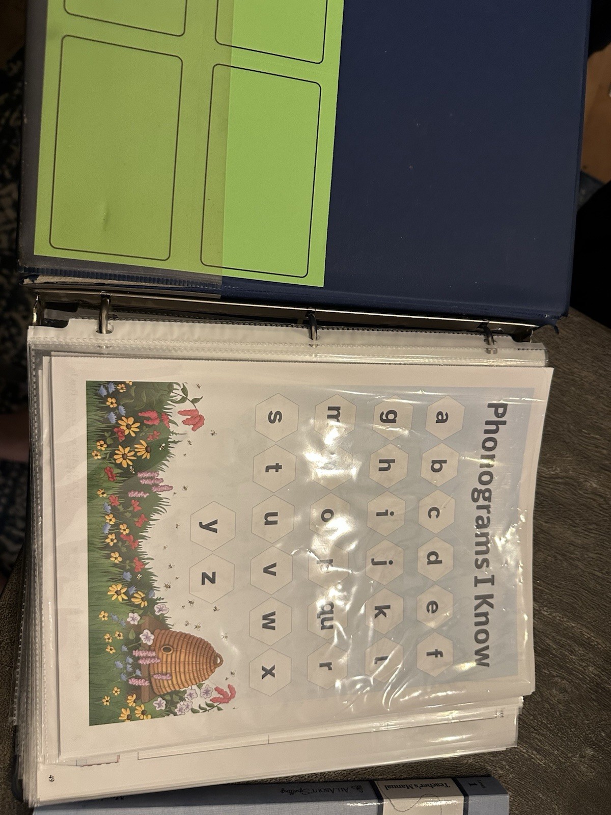 All About Spelling Level 1 Teacher’s Manual Color Edition Spelling Set w/ Binder