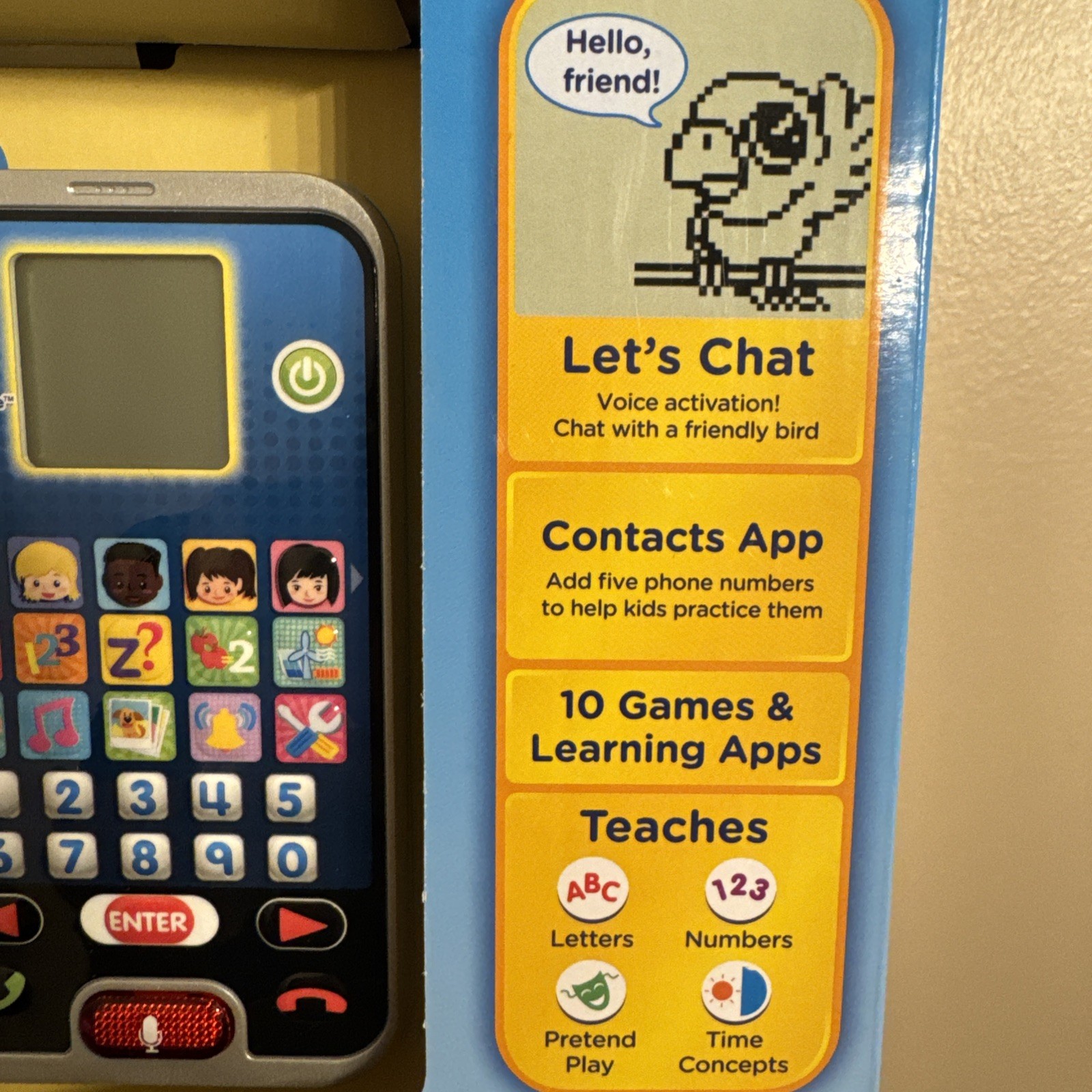 New VTech 2-In-1 Little Apps Light-Up Tablet & Call & Chat Learning Phone, 2-5