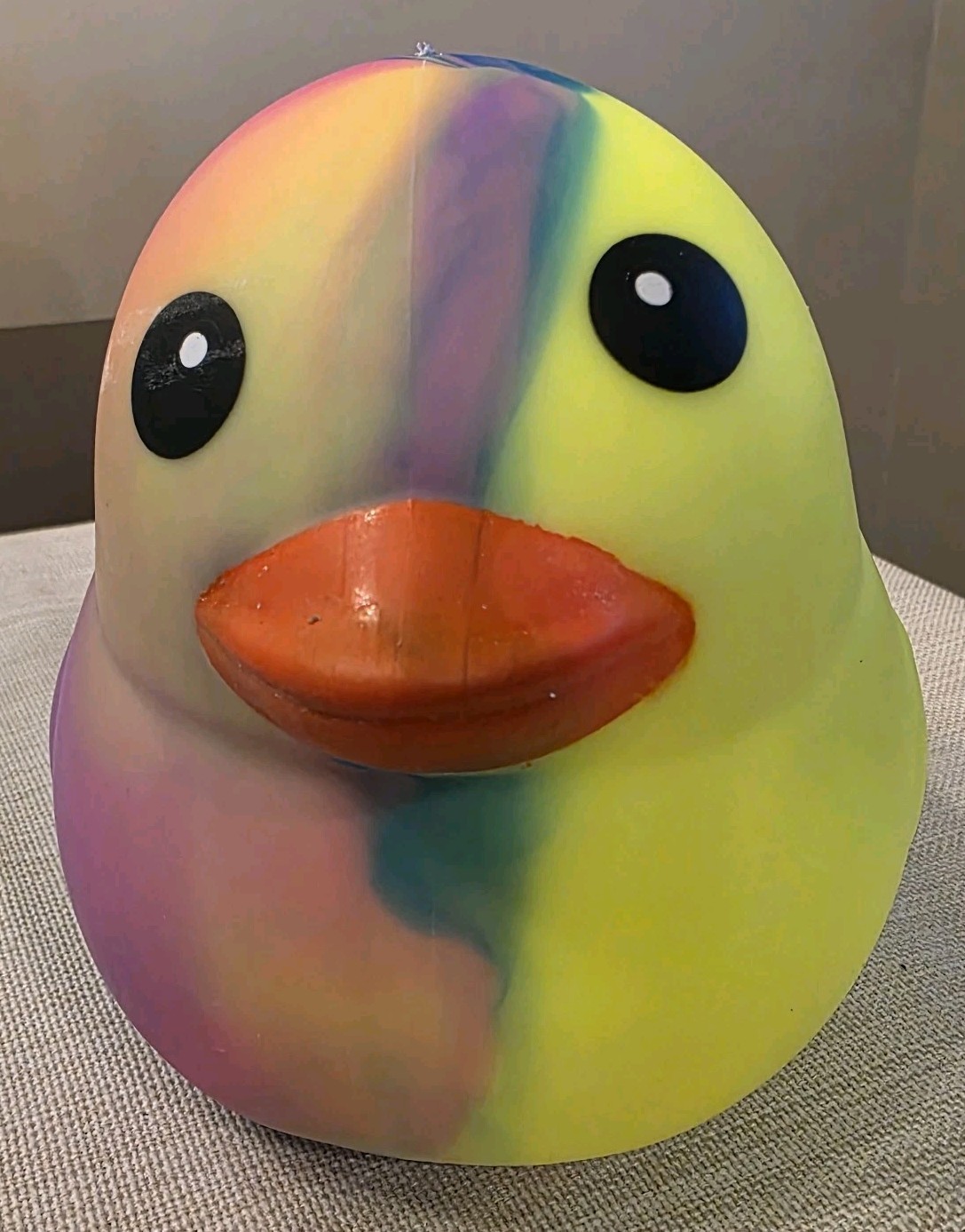 NEW Sunny Days Jumbo Squeezy Tie Dye Duck Yellow Blue Purple Pink Green