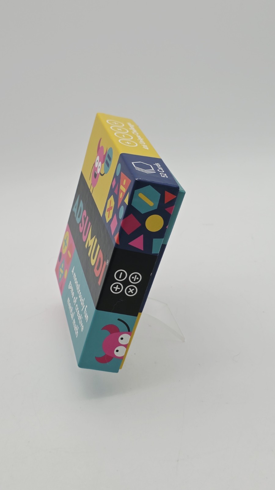 ADSUMUDI MATH CARD GAME – 2 TO 8 PLAYERS AGES 9+ – EUC, PRE-OWNED, COMPLETE