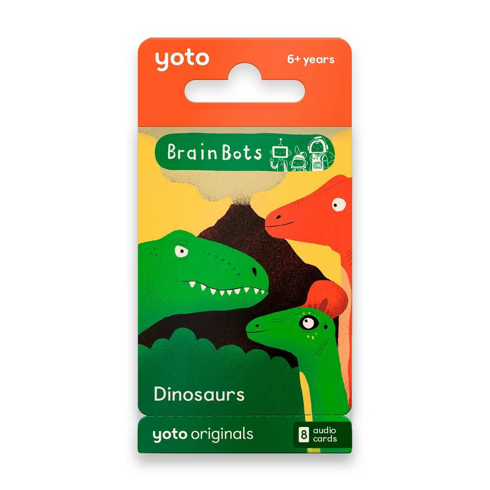 Yoto BrainBots: Dinosaurs Audio Card Collection (8 Card Pack): Educational