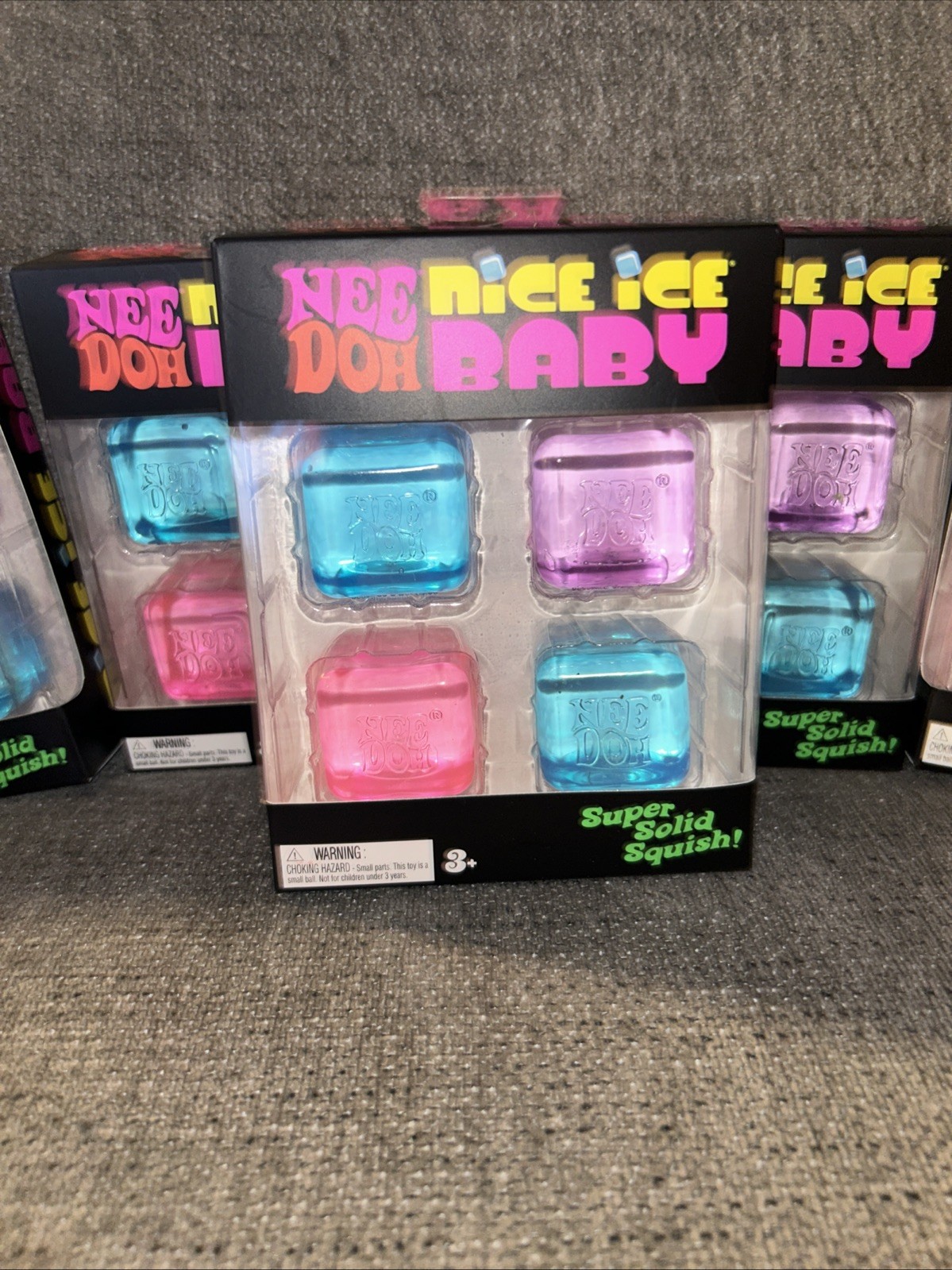 NEW Needoh Nice Ice Baby 4 Pack (Mini Nice Cubes) (x1)
