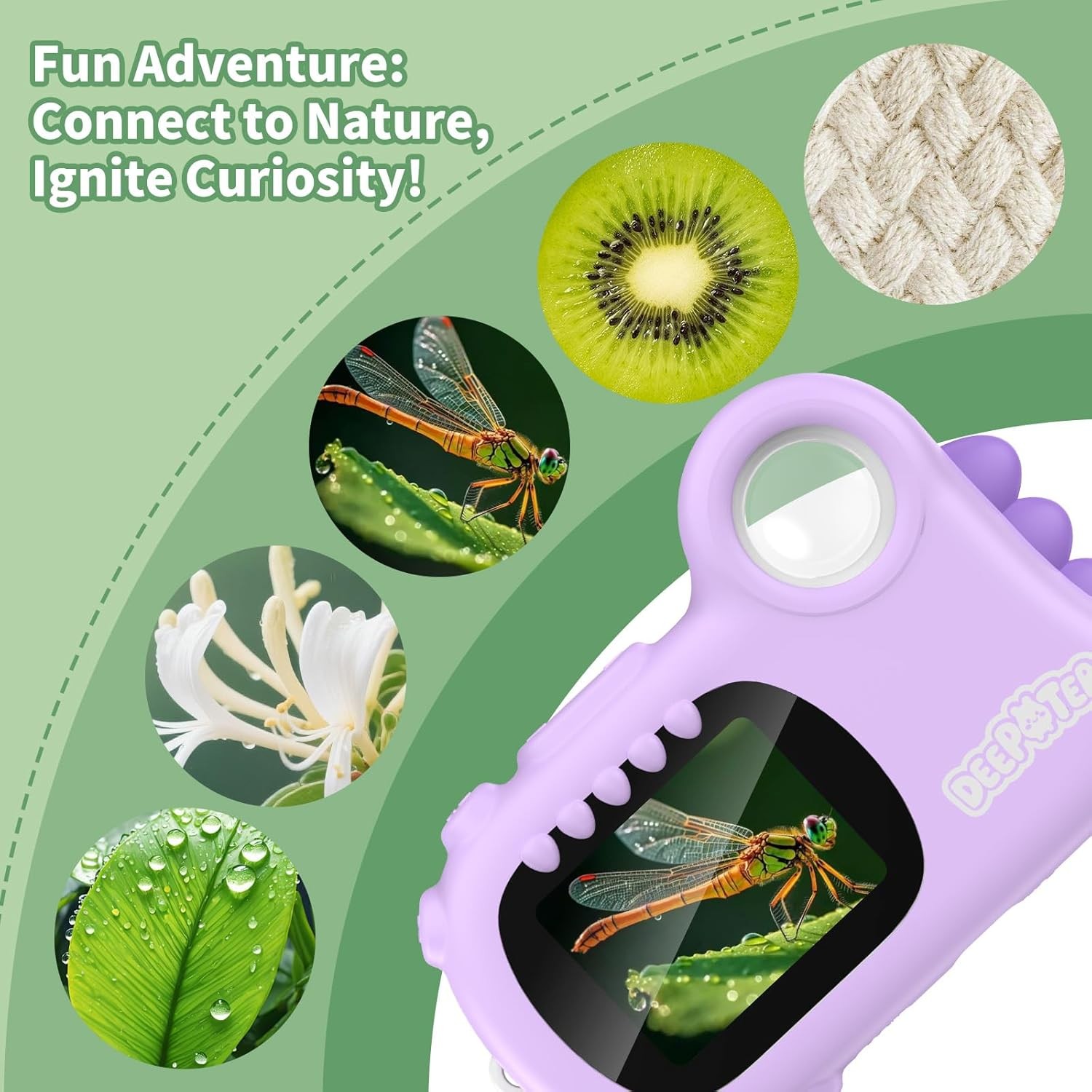 Microscope for Kids Handheld Mini Portable Digital Rechargeable 1000X Boy Girls