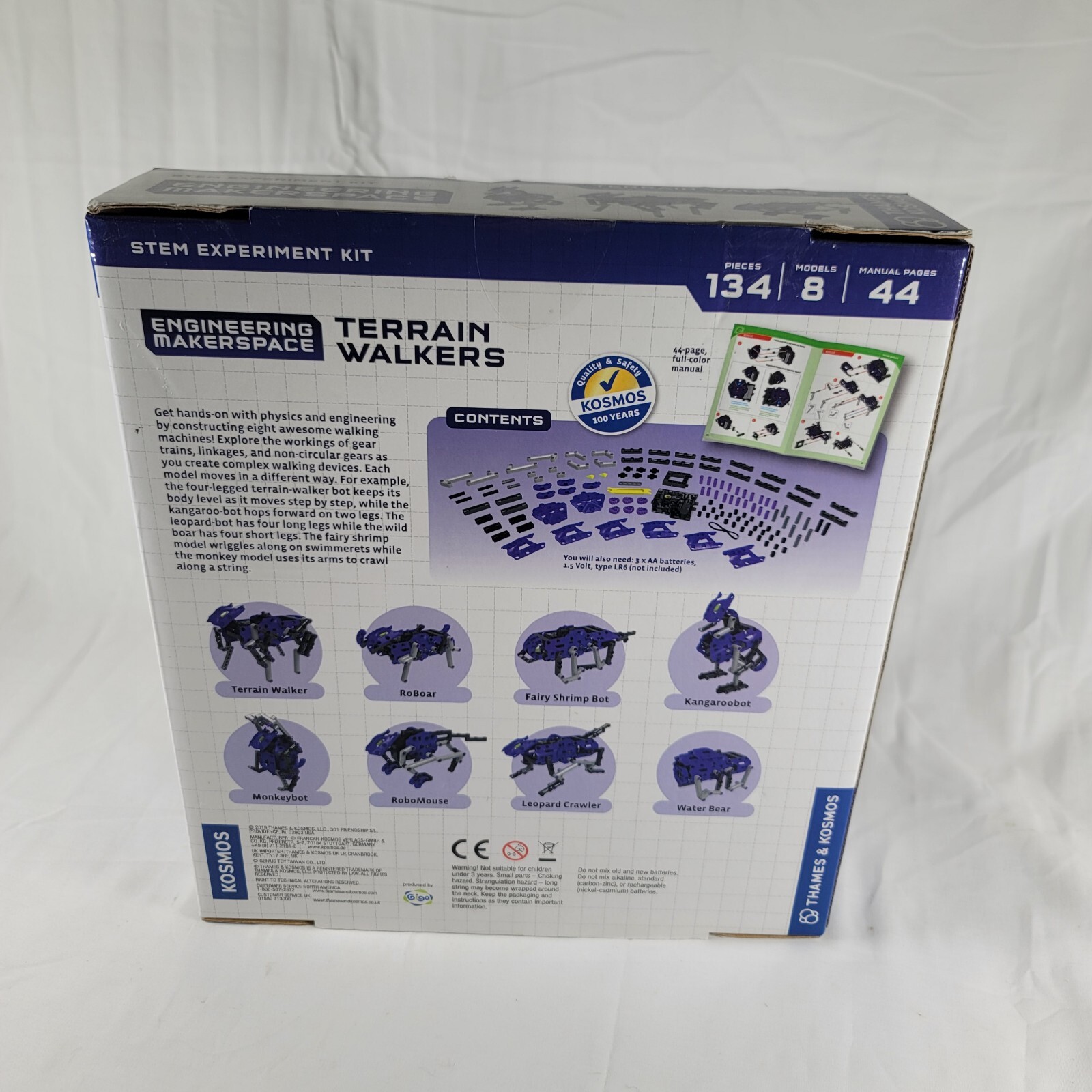 NEW Thames & Kosmos Engineering Makerspace Terrain Walkers Science Building Kit