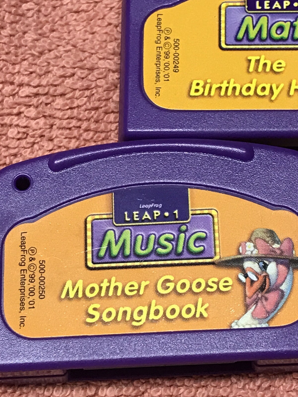 Leap Frog Video Game Cartridges Mother Goose Disney