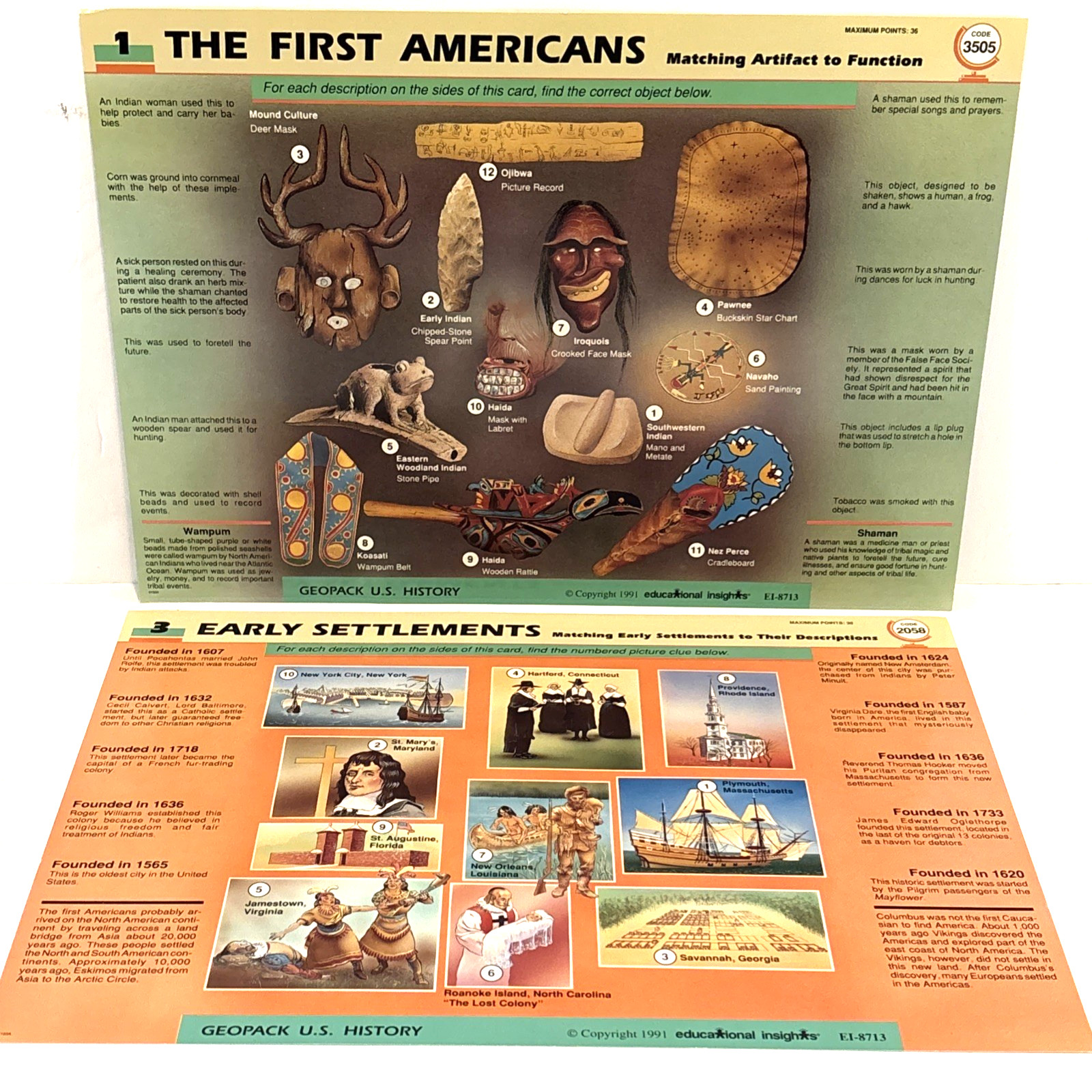 GeoSafari U.S. History Learning Game Complete Educational Insights Home School