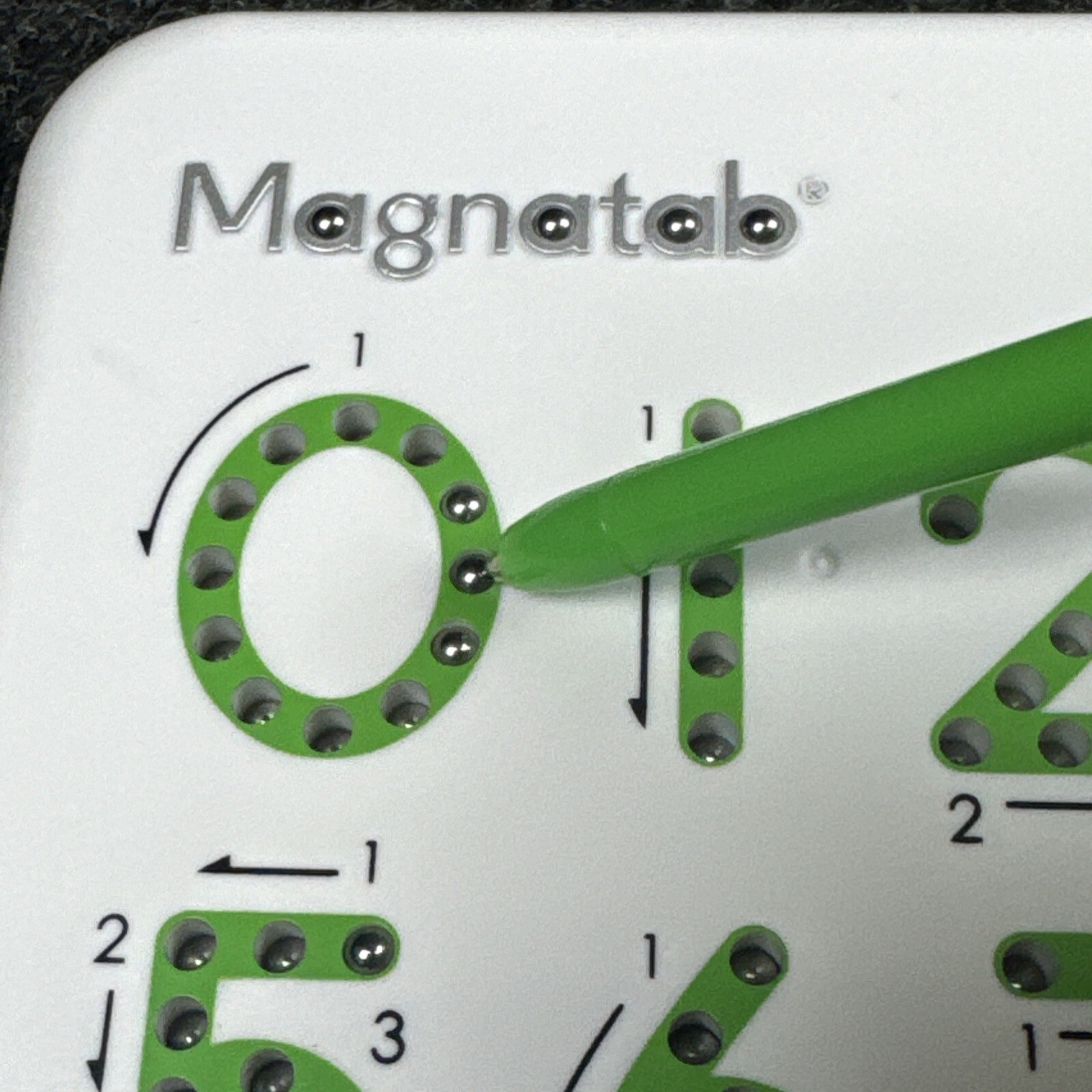 Magnatab Numbers & Shapes Sensory Learning 3+ Magnetic Stylus Play Monster Kids