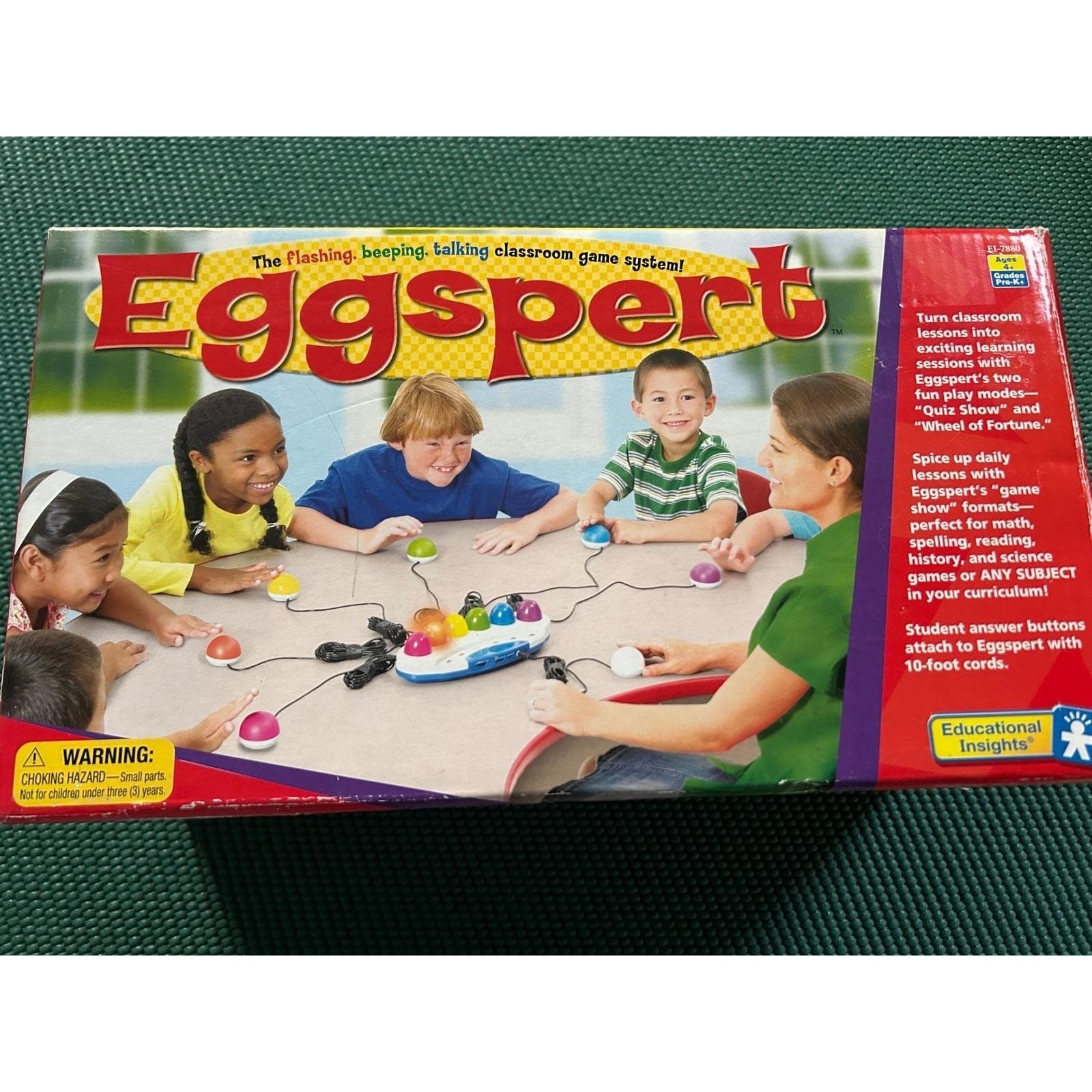 Educational Insights Eggspert Classroom Game Kids Multicolor Buzzers EI-7880