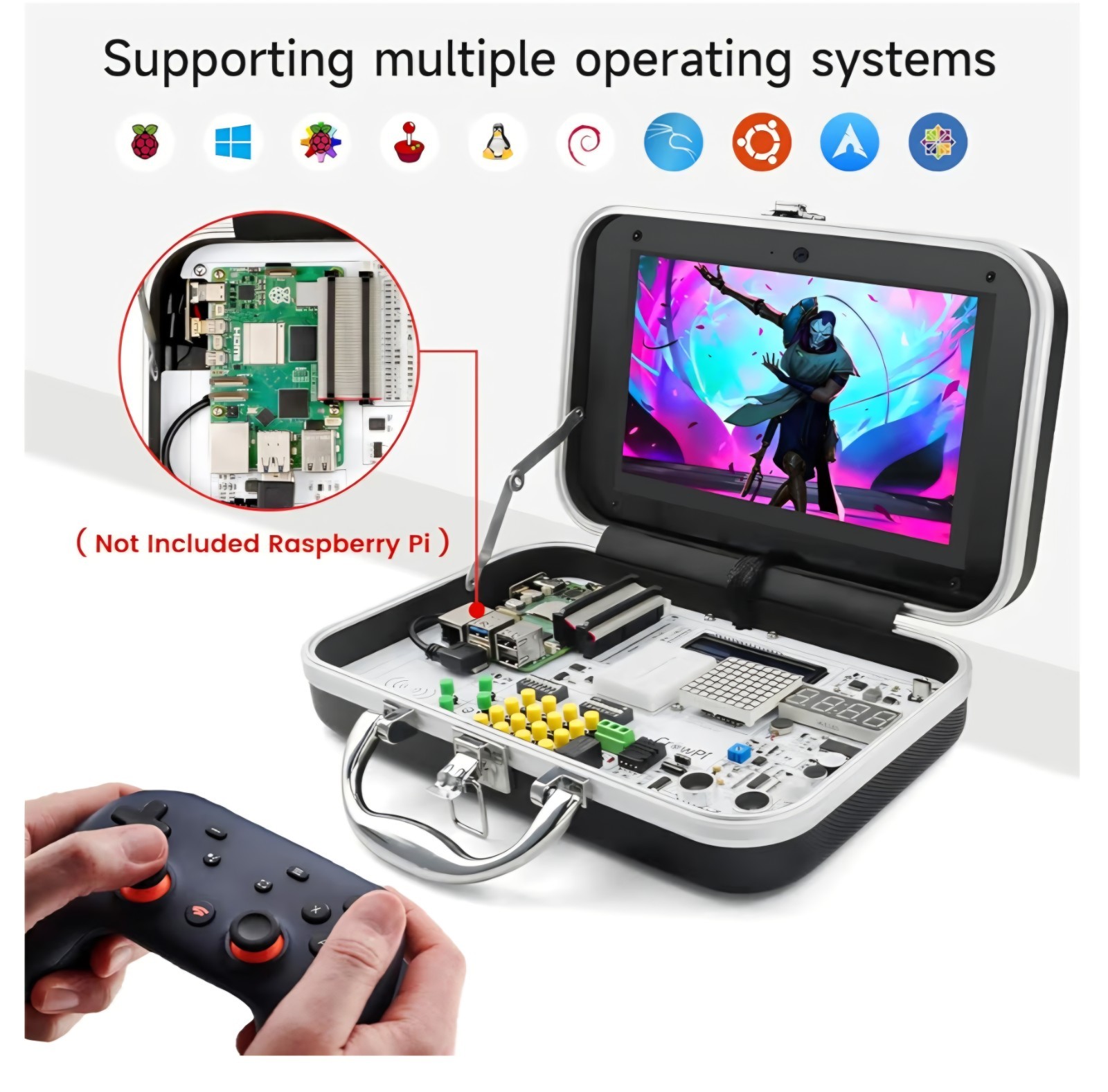 ELECROW for Raspberry Pi 5 Kit, with Pi 5 Single Board Computer, Crowpi Pi 5 …