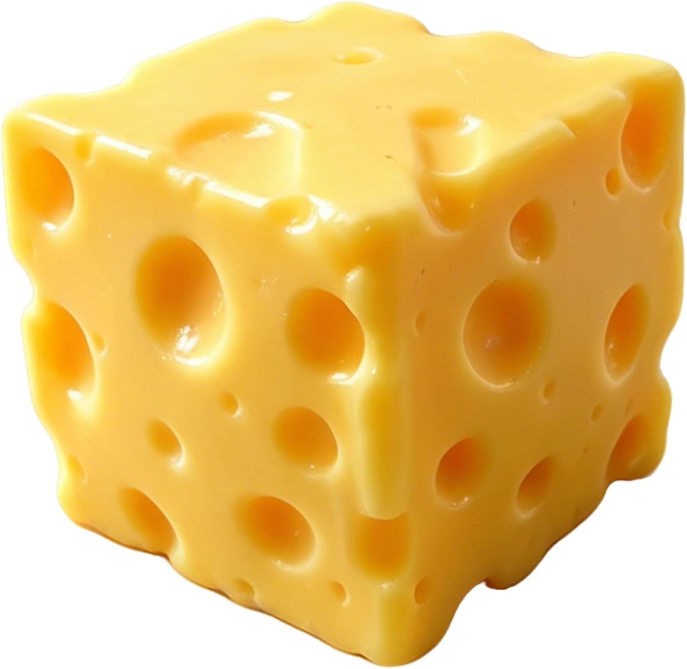 Cheese Squishy Stress Relief Original Sensory Food Yellow-1pc
