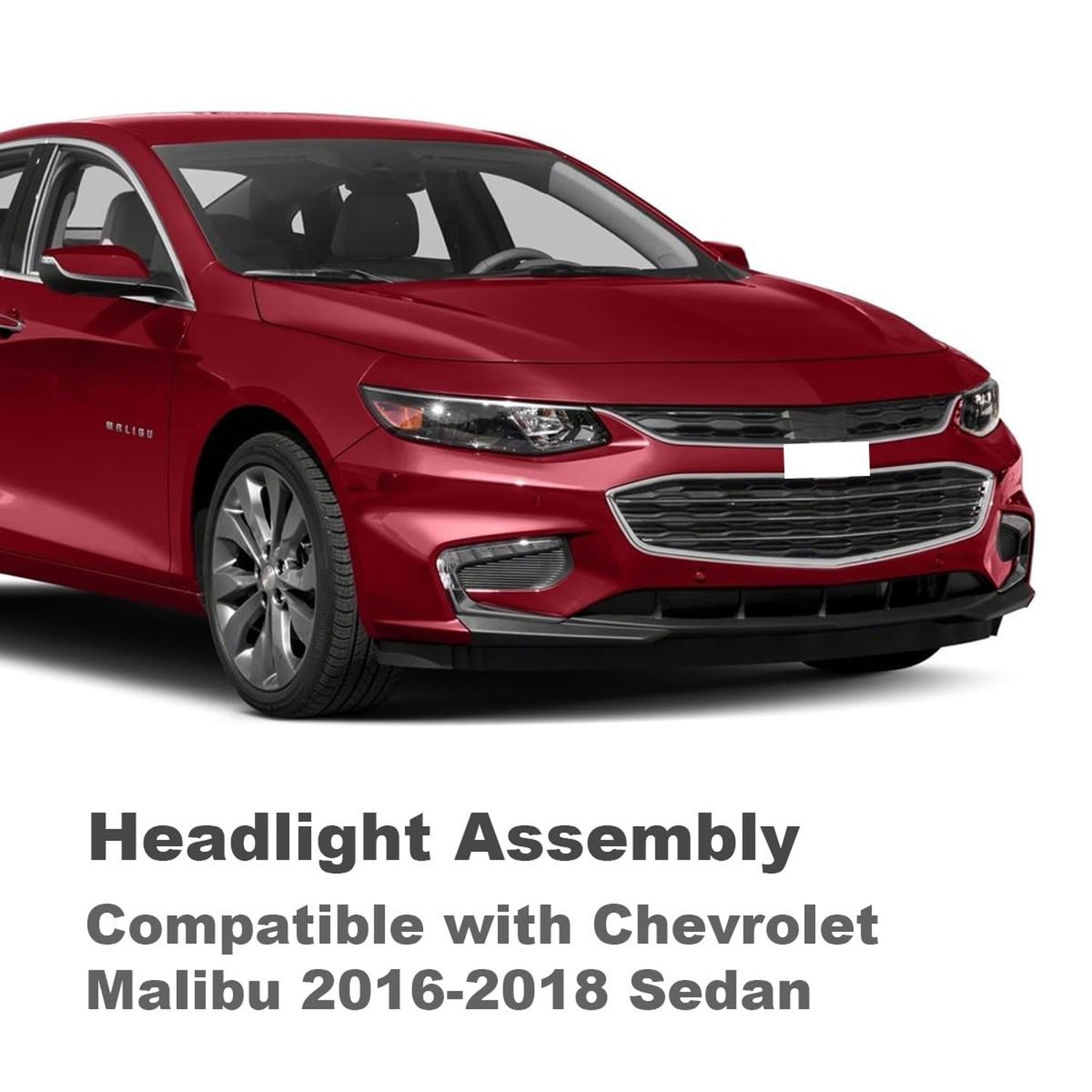 2016 2017 2018 Malibu Headlights RH,Headlight Assembly Compatible with Chevy …