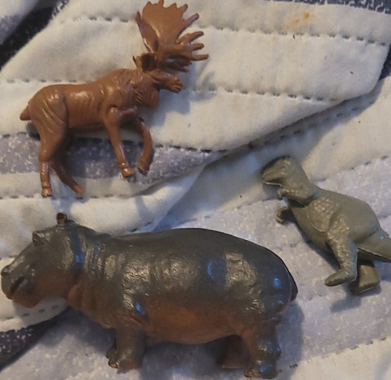 Moose Hippopotamus Dinosaur Educational Toy Figure Set Ages 4-7 8-11 Years