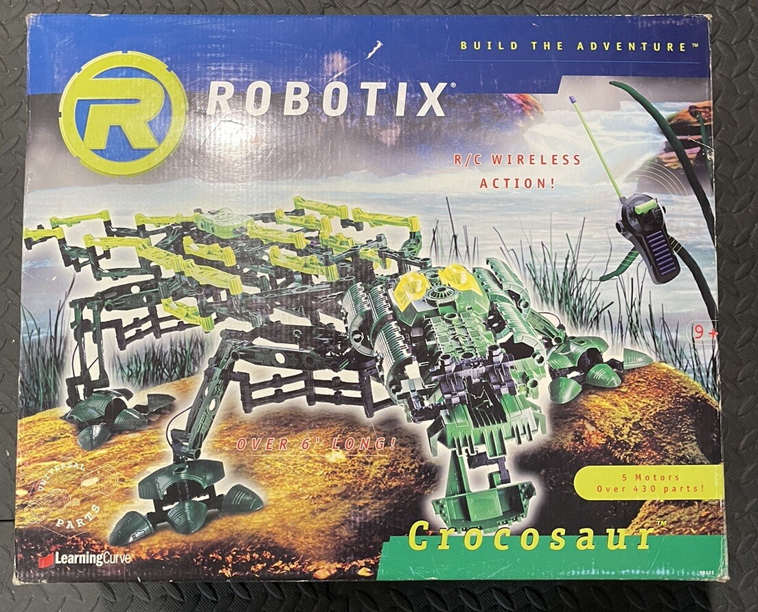 Robotix Crocosaurs robot kit (6 ft long) w/remote Complete In Box