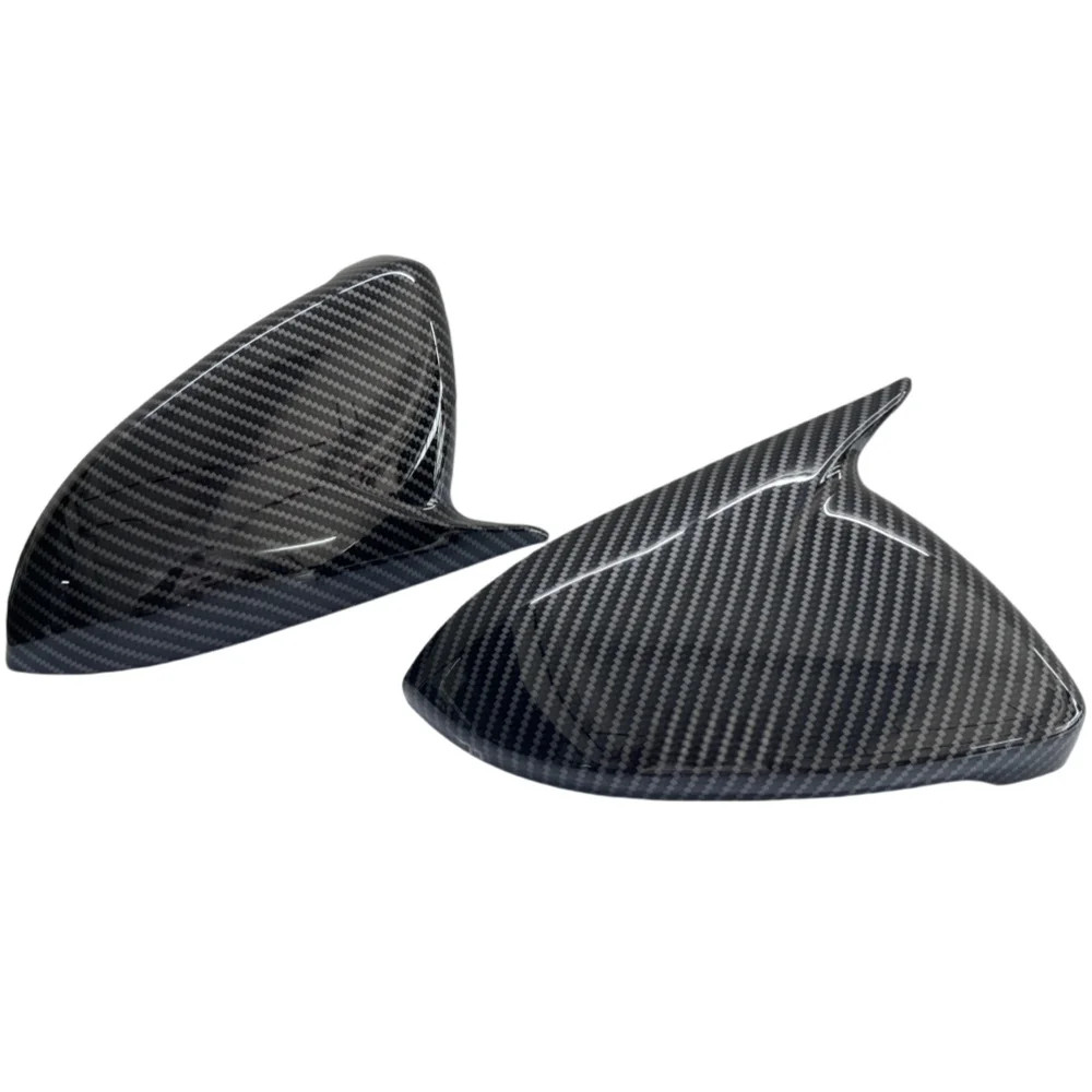 2X Side RearView Mirror Cover Caps For VW Golf MK7 7.5 GTI R GTD Base 2009-2020