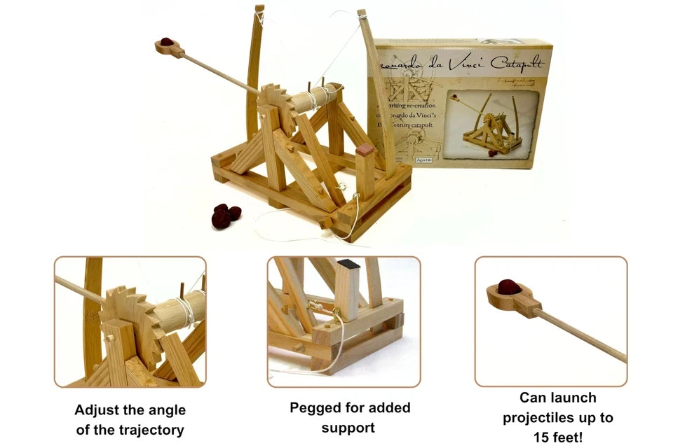 PATHFINDERS STEM kit Leonardo Da Vinci Catapult Trebuchet Engineering box damage